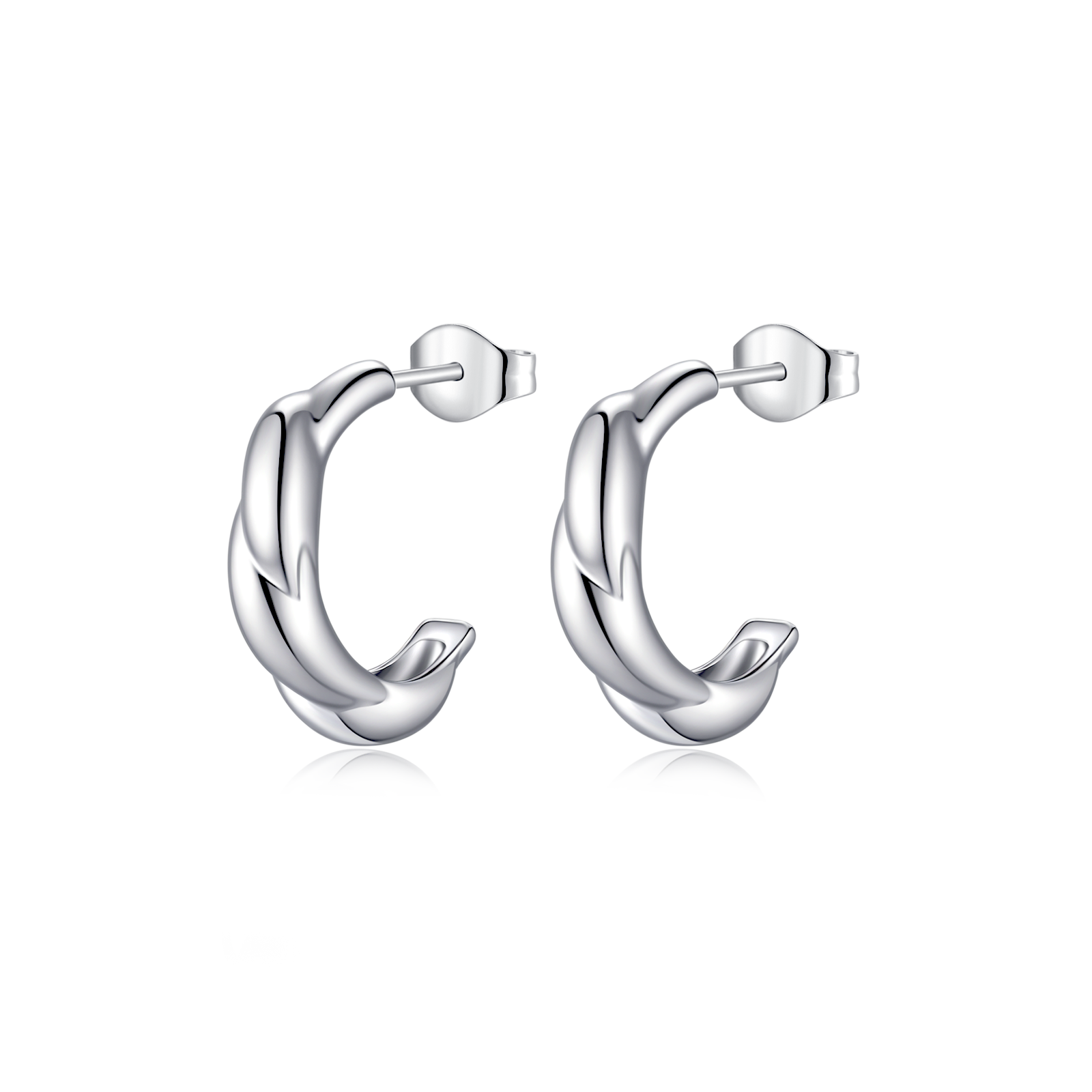 Orecchini Semicerchio Rilievo - Chiara Jewels