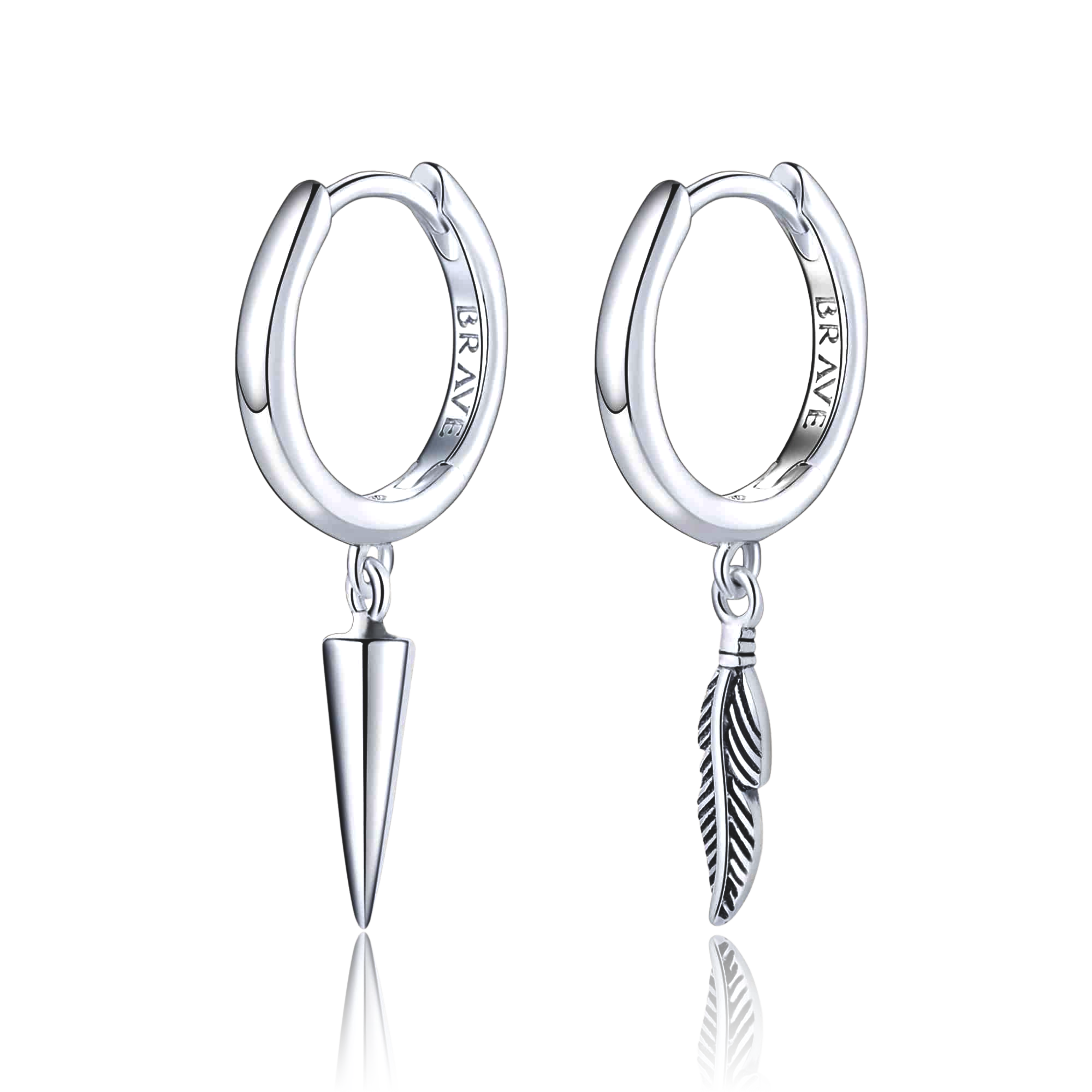 Orecchini Uomo BRAVE Erratic - Chiara Jewels