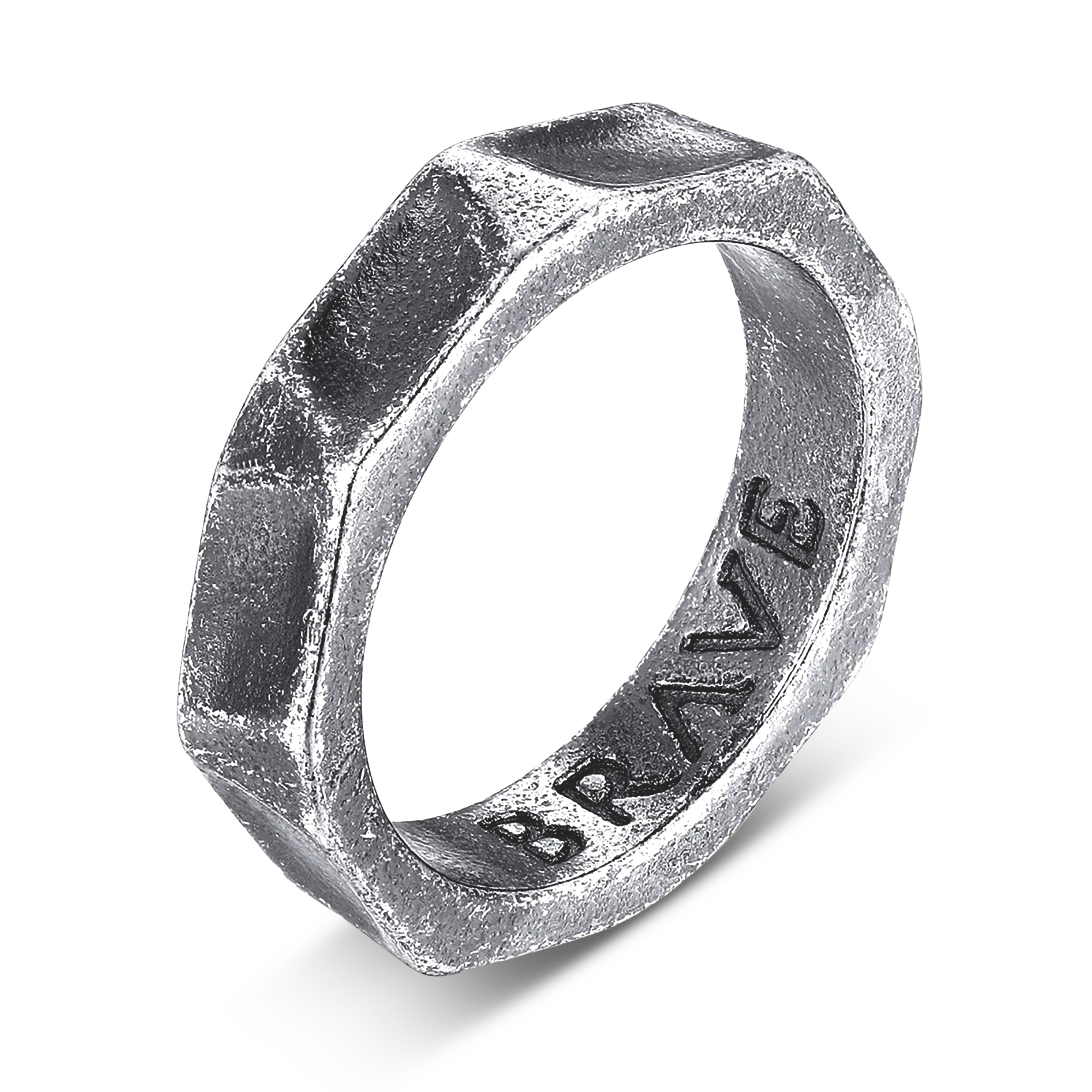 Anello Uomo BRAVE Cromo - Chiara Jewels