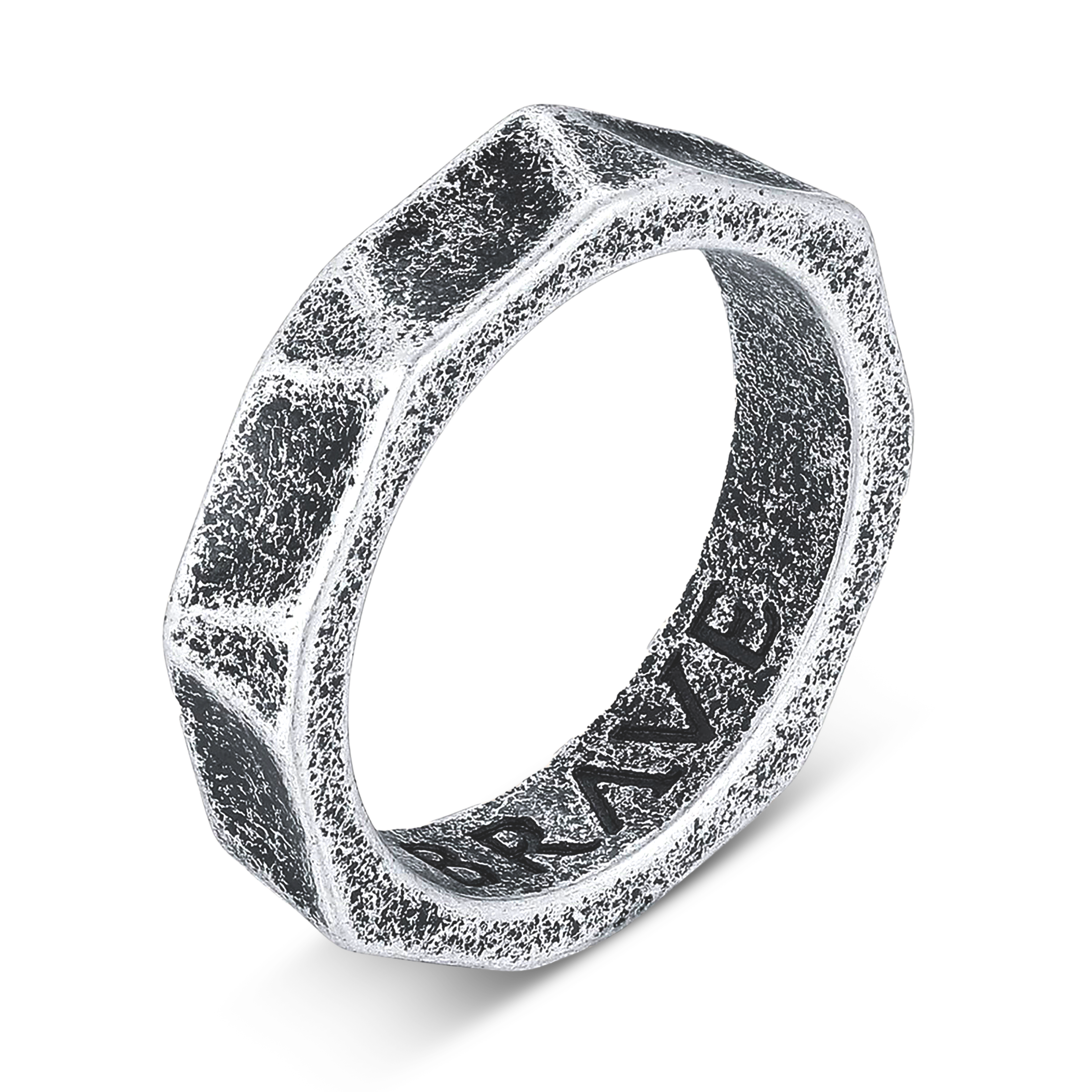 Anello Uomo BRAVE Cromo - Chiara Jewels