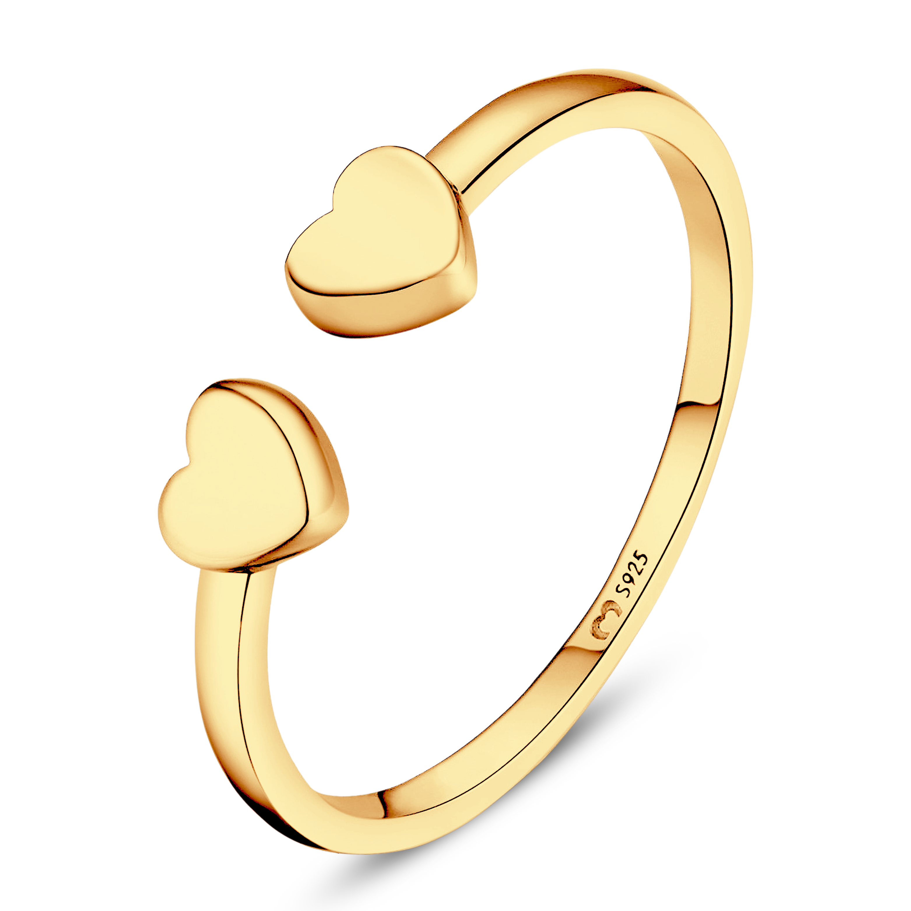 Anello Doppio Cuore - Chiara Jewels