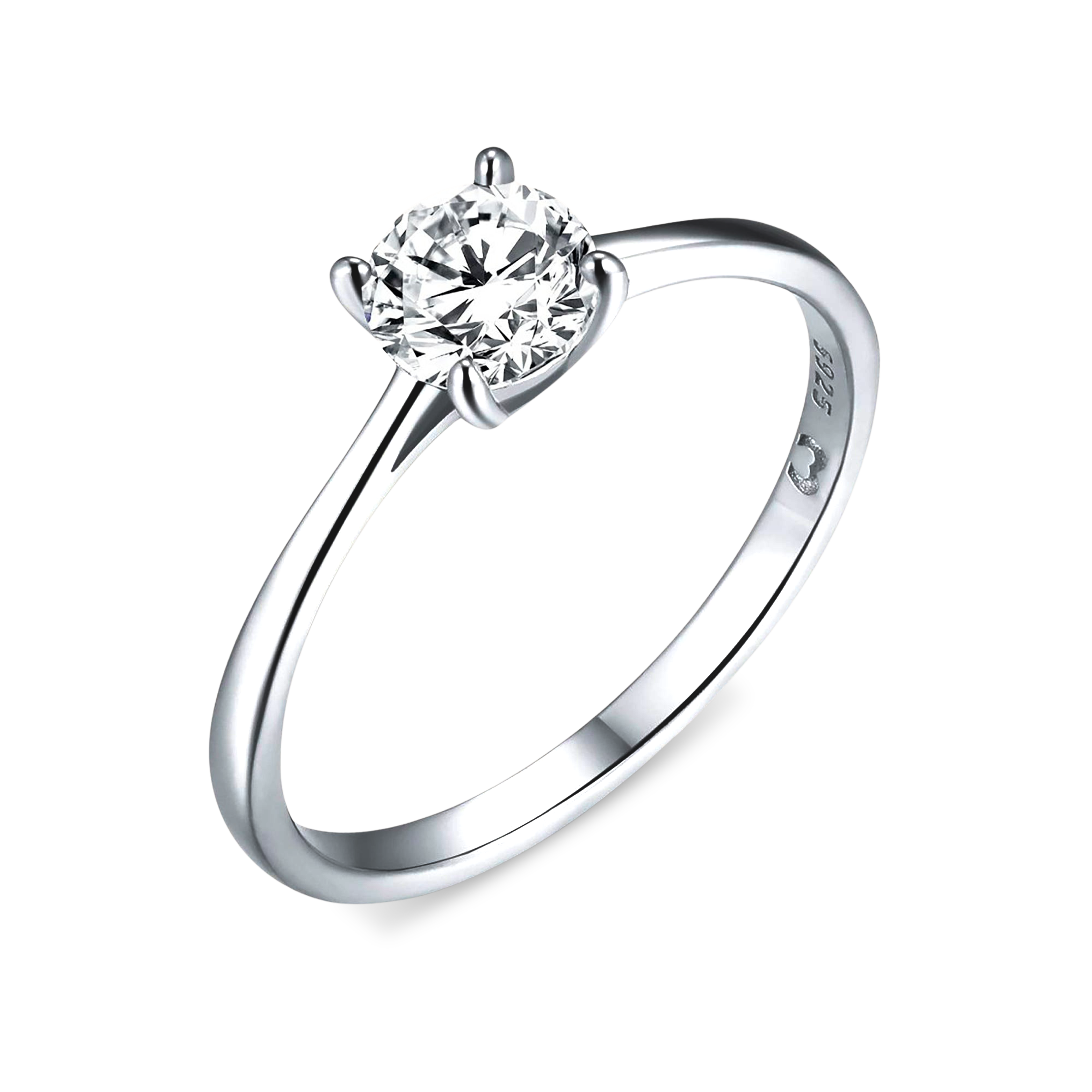 Anello Zirconia Rotonda - Chiara Jewels
