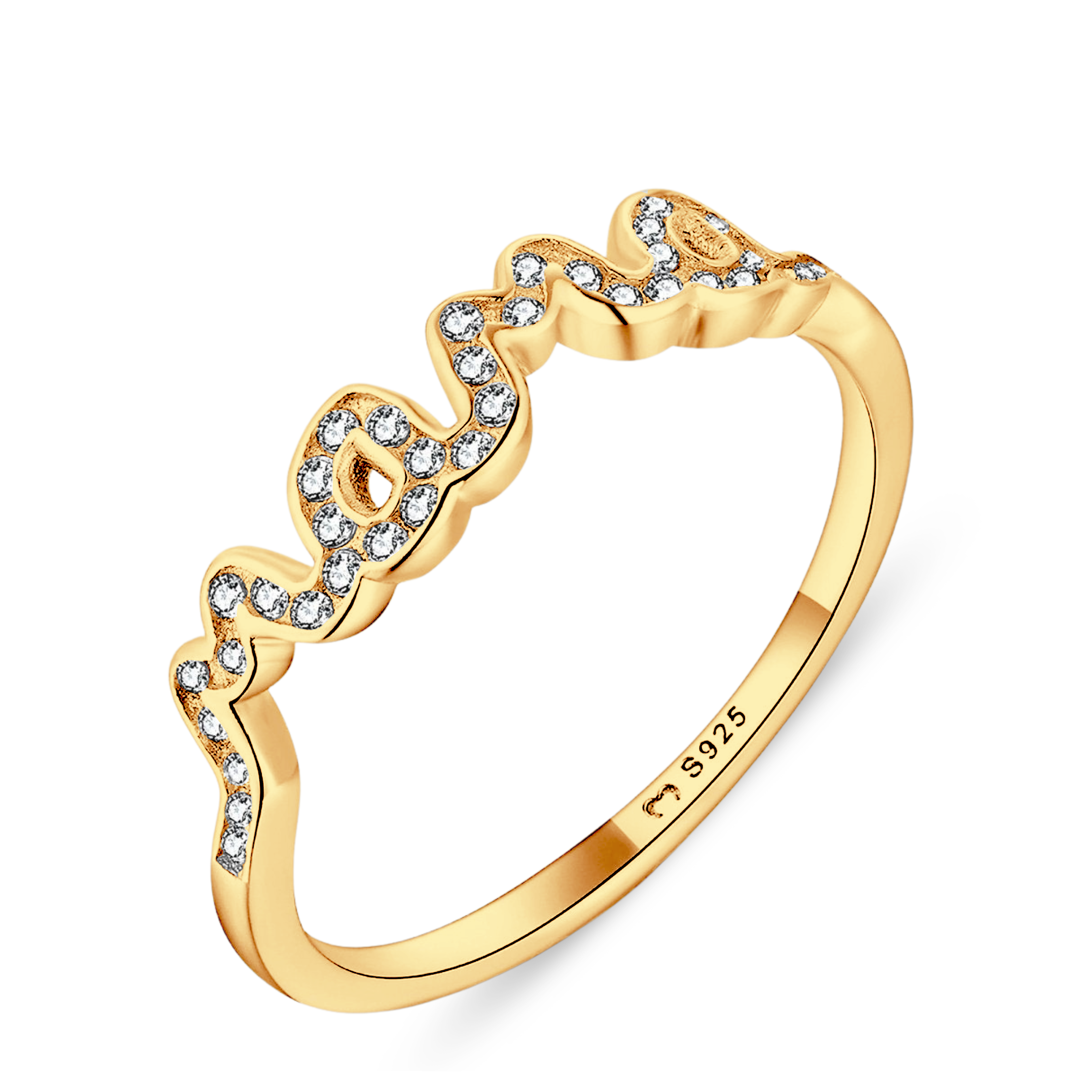 Anello Mama Strass