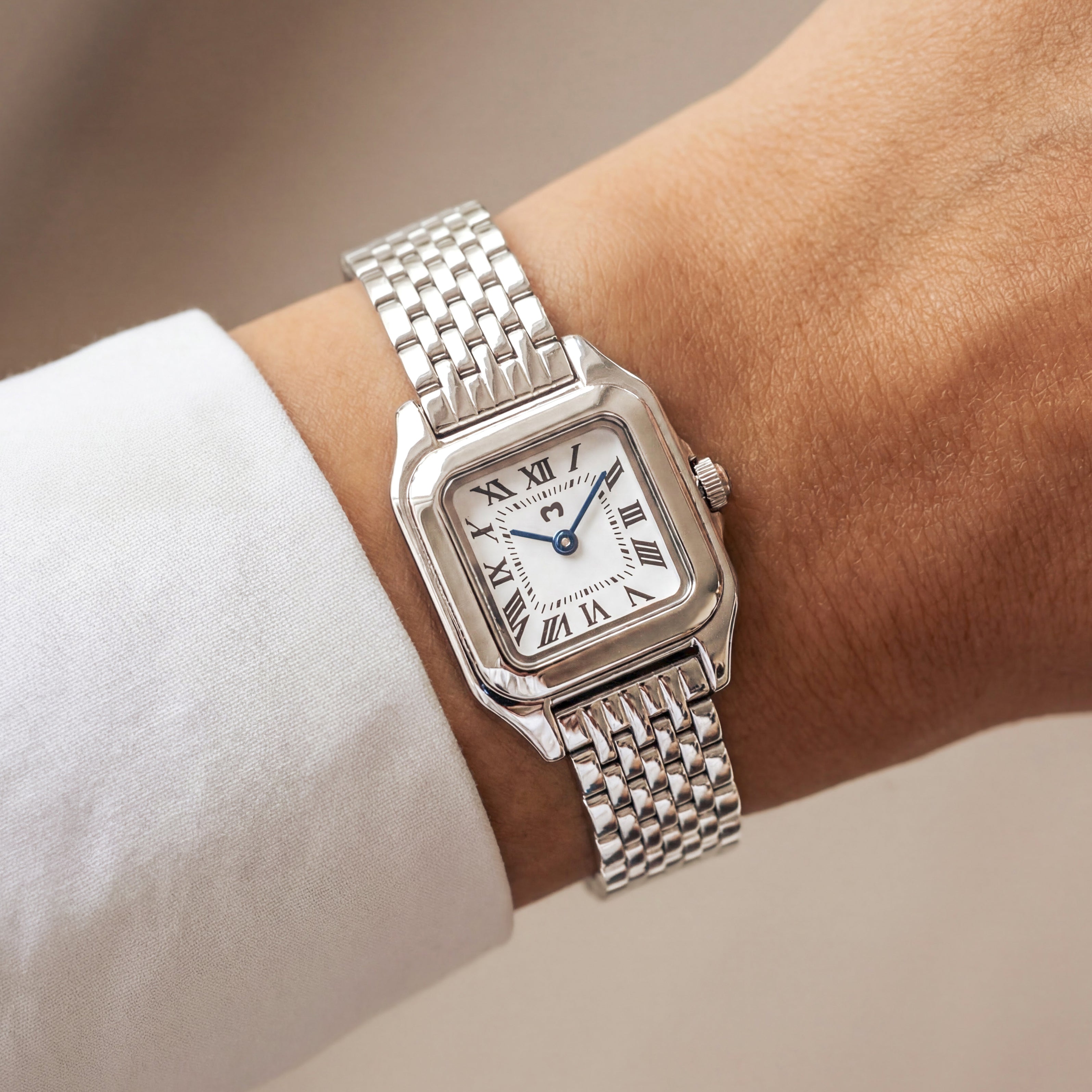 Orologio ~ Europa Argento-Bianco