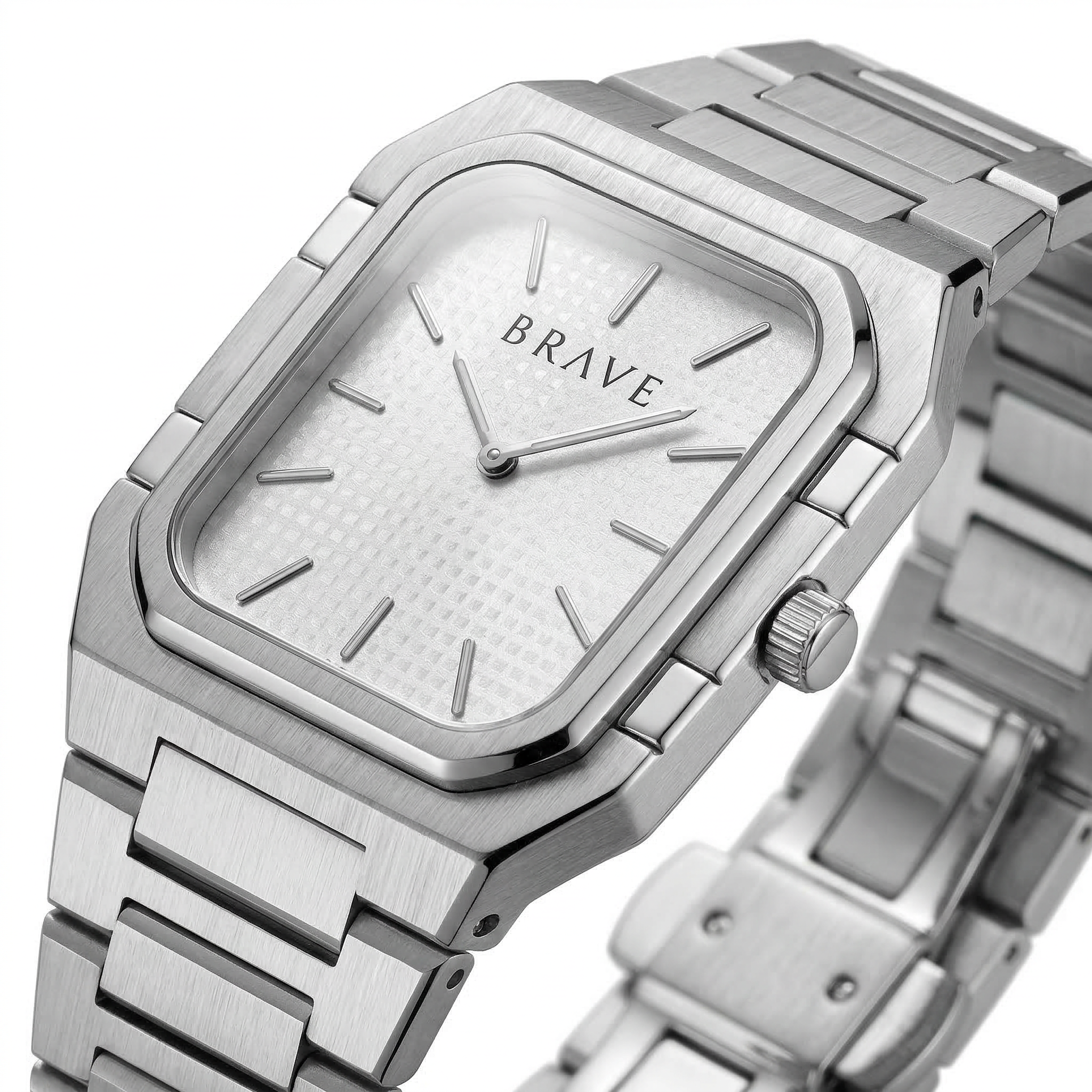 Orologio ~ Brando BRAVE - Bianco-Argento
