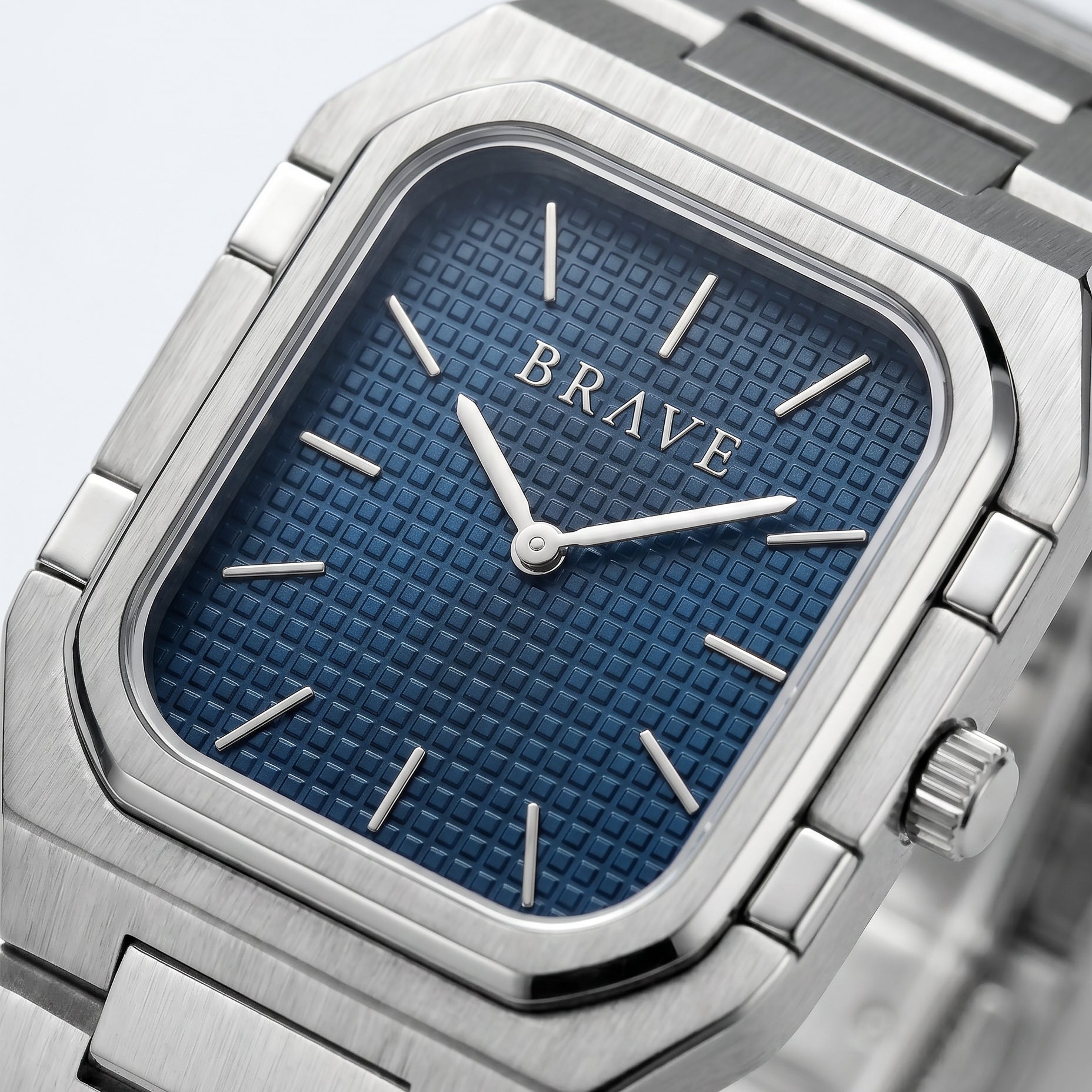Orologio ~ Brando BRAVE - Argento-Blu Navy
