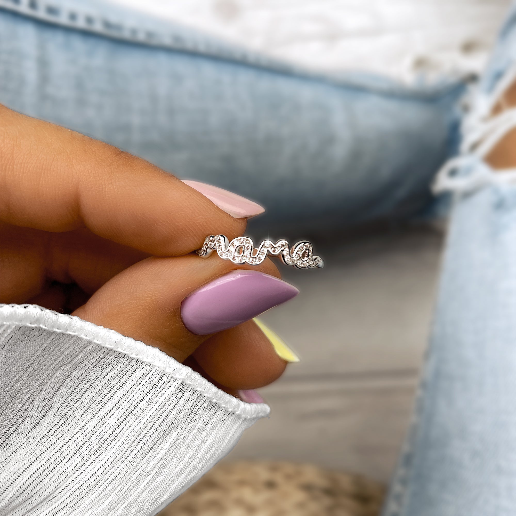 Anello Mama Strass - Chiara Jewels