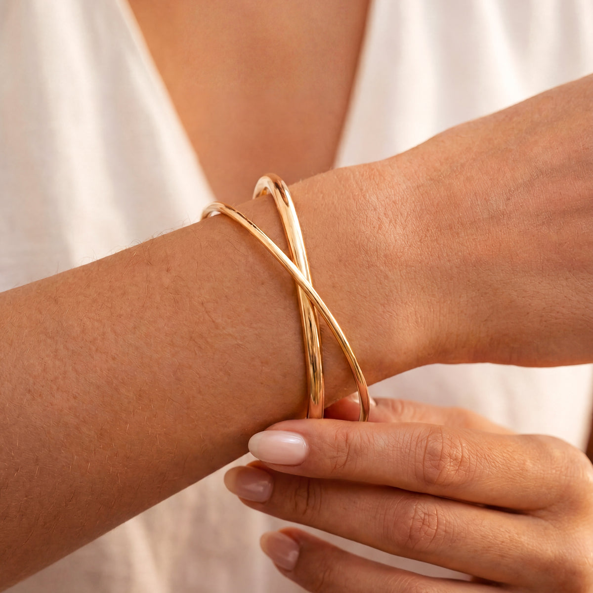 Brazalete Doppio Incrociato