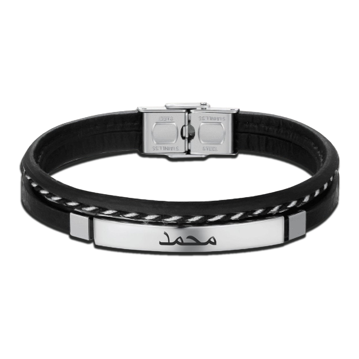 Bracciale Uomo BRAVE Lord - Testo Personalizzabile