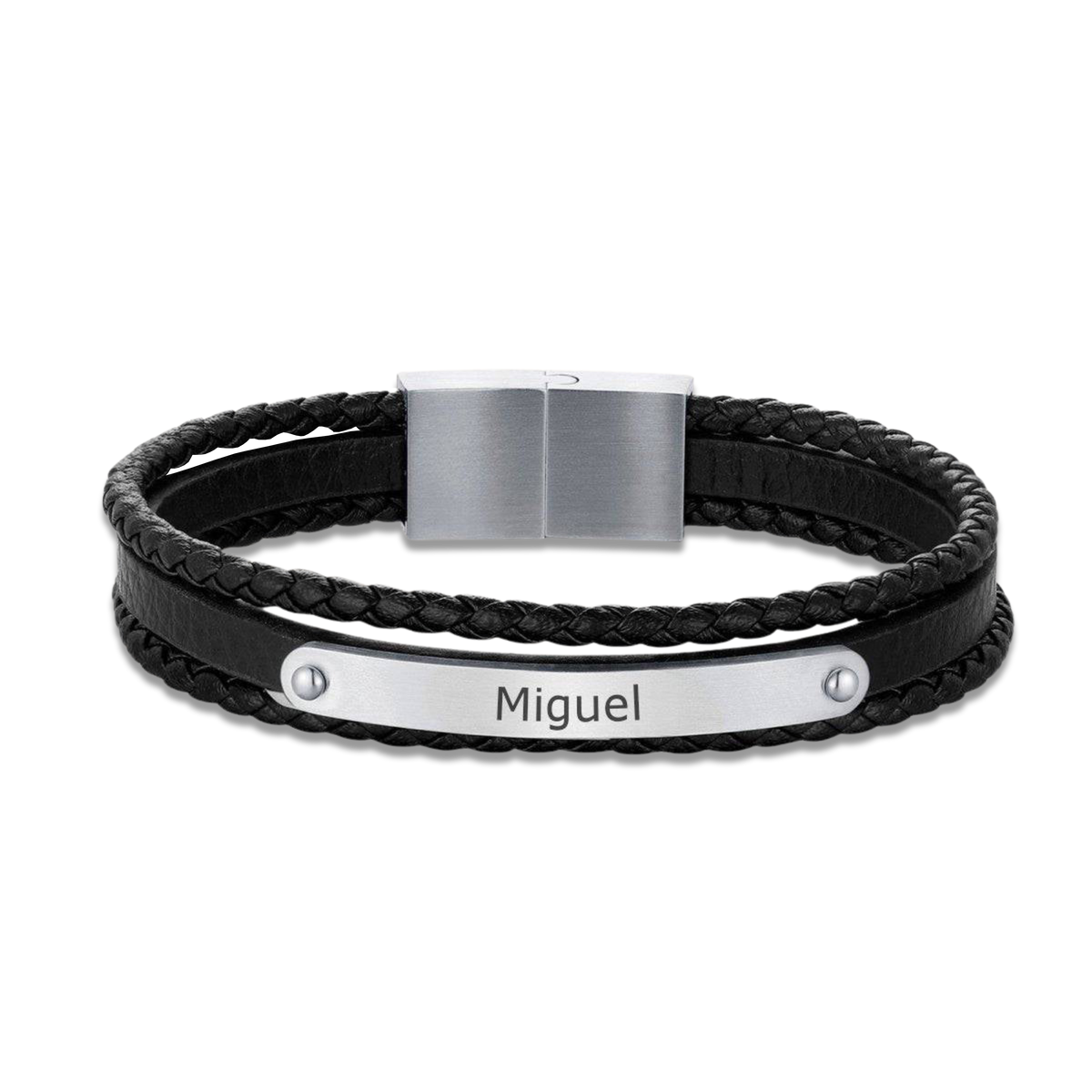 Bracciale Uomo BRAVE Rebel - Testo Personalizzabile - Chiara Jewels