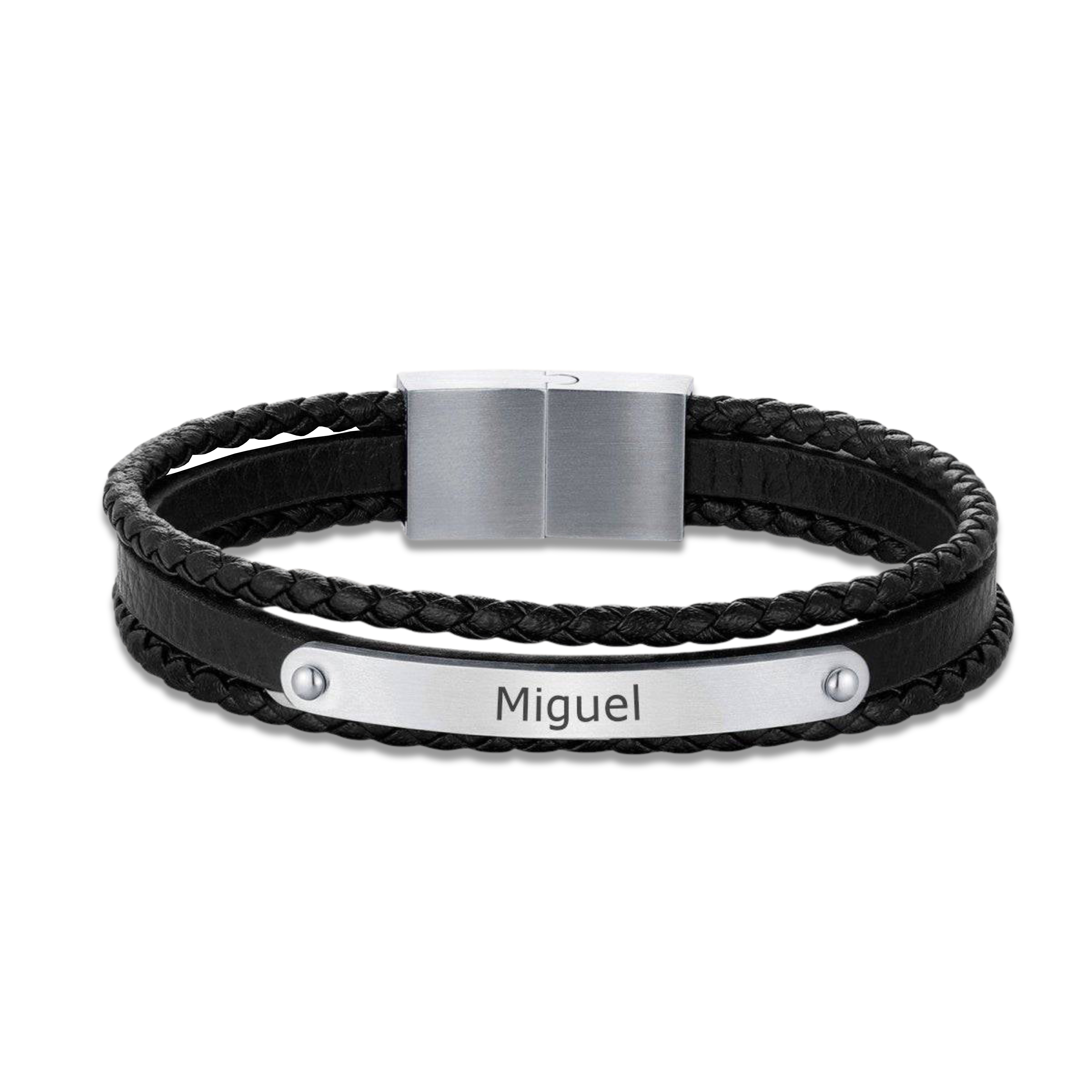 Bracciale Uomo BRAVE Rebel - Testo Personalizzabile - Chiara Jewels