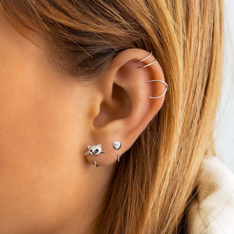 Orecchini Bolita Semi-Areta - Chiara Jewels