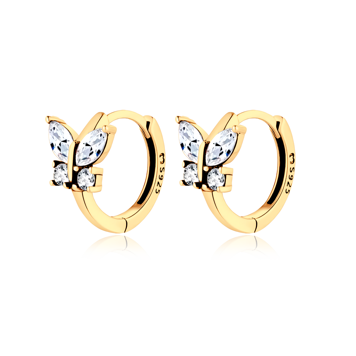 Orecchini Farfalla di Cristallo - Chiara Jewels