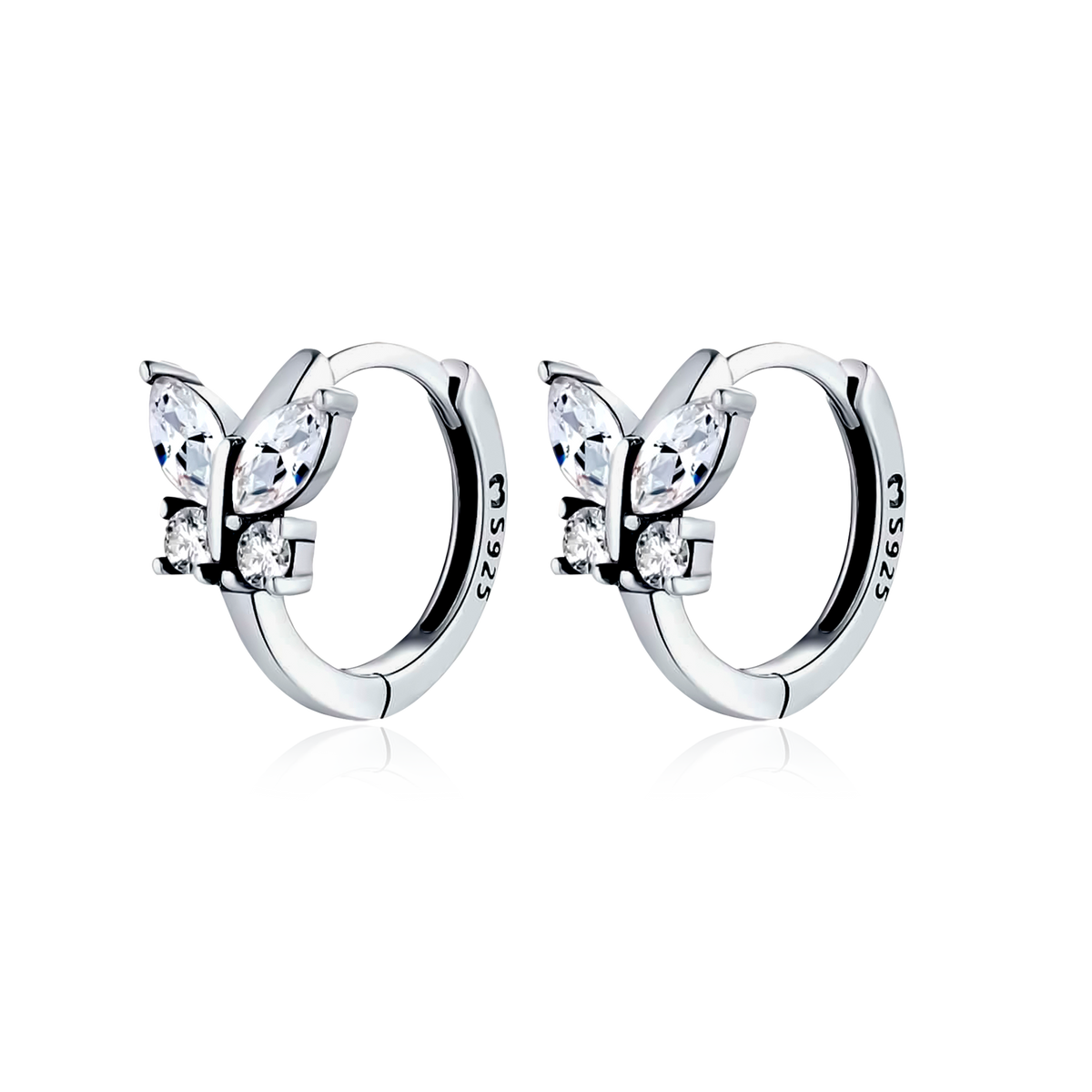 Orecchini Farfalla di Cristallo - Chiara Jewels