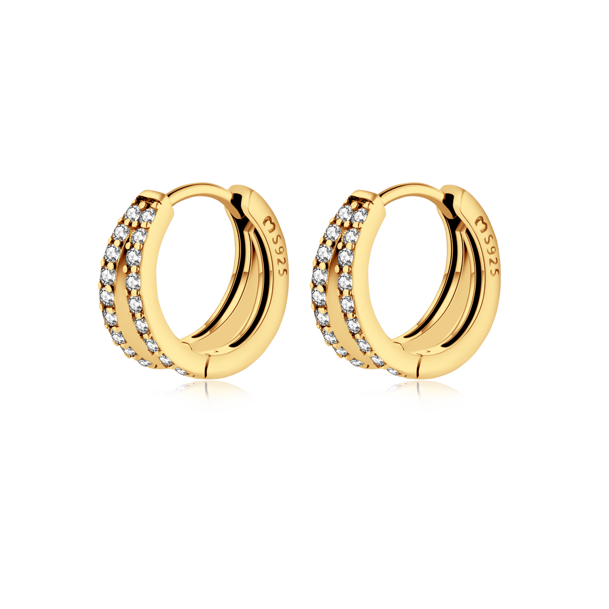 Orecchini Cerchi Luminosi - Chiara Jewels