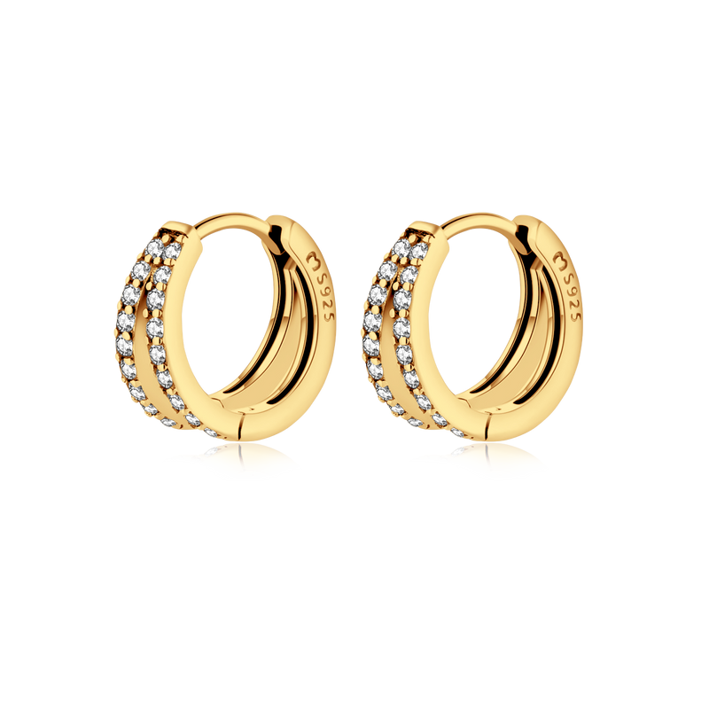 Orecchini Cerchi Luminosi - Chiara Jewels