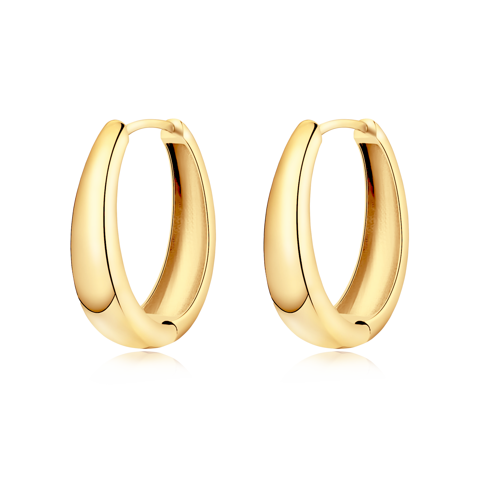 Orecchini Cerchi Ovale - Chiara Jewels