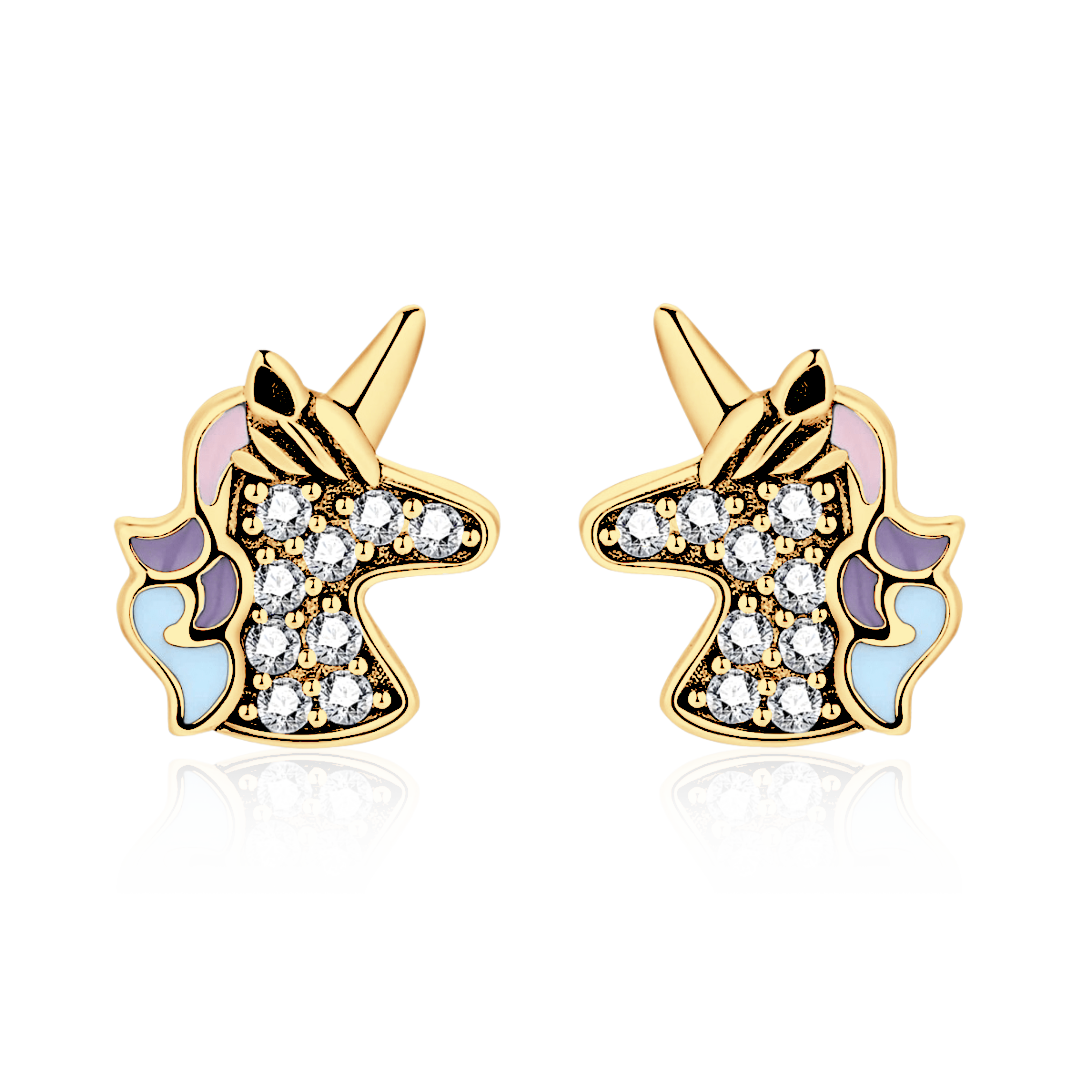 Orecchini Piccoli Unicorni - Chiara Jewels