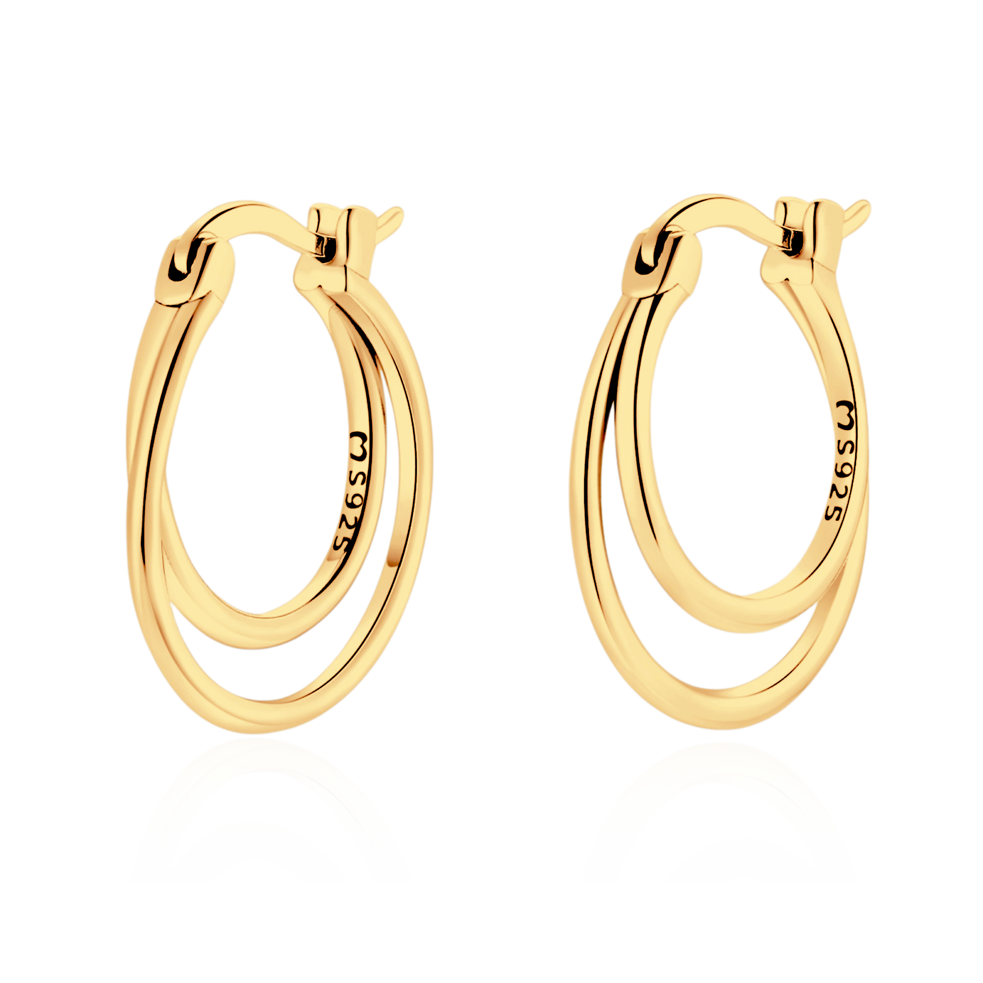 Orecchini Cerchi Doppi - Chiara Jewels