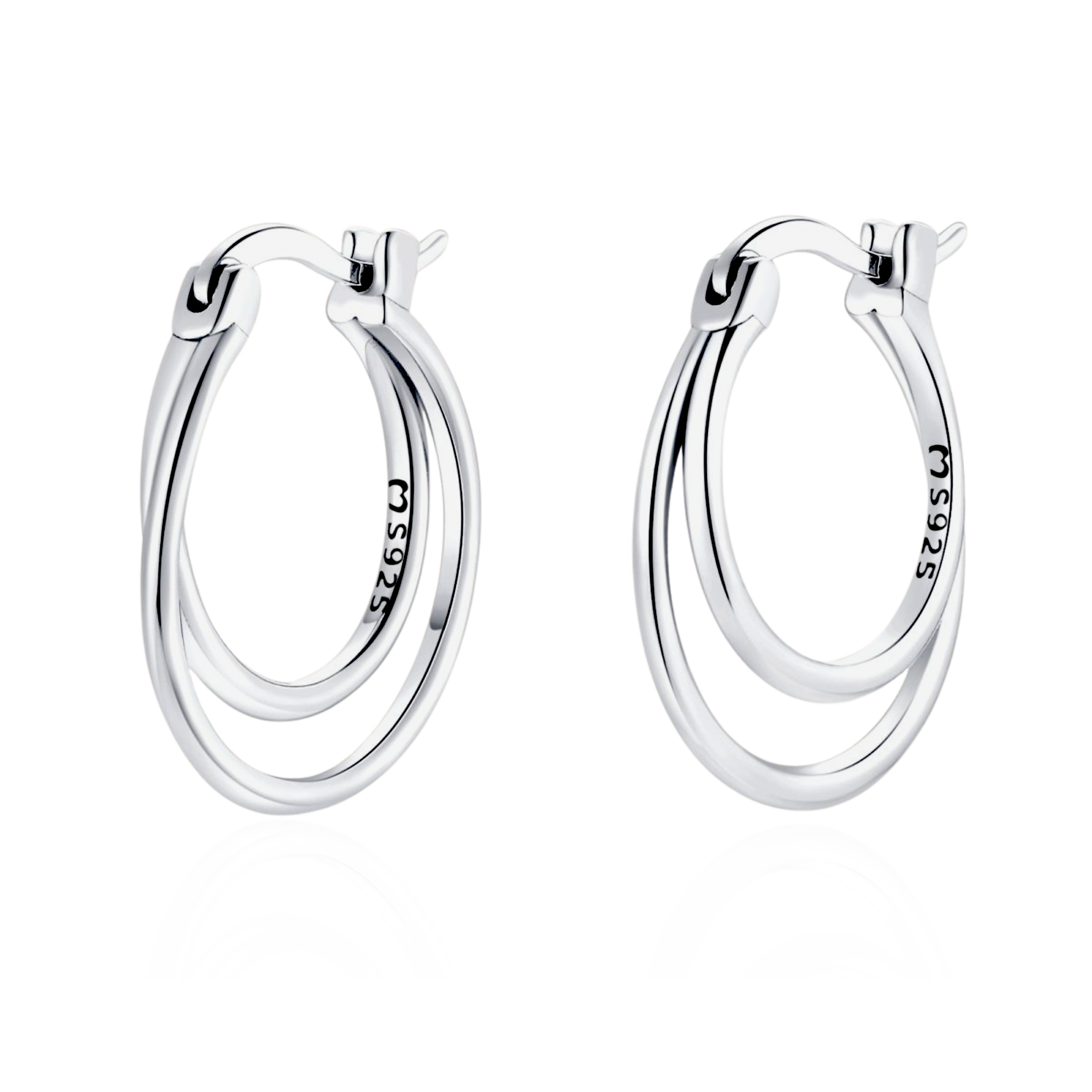Orecchini Cerchi Doppi - Chiara Jewels
