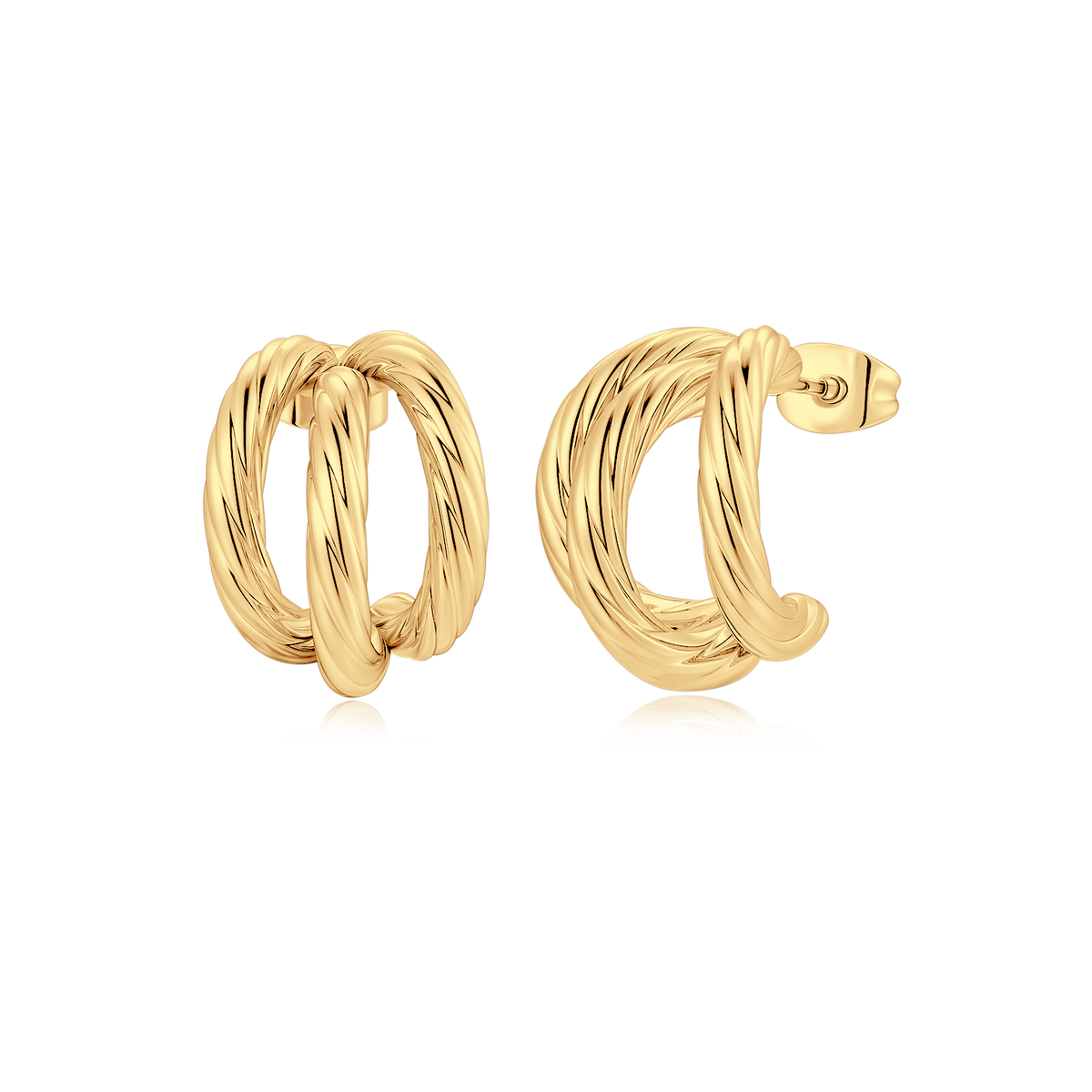 Orecchini Semicerchio Trije - Chiara Jewels