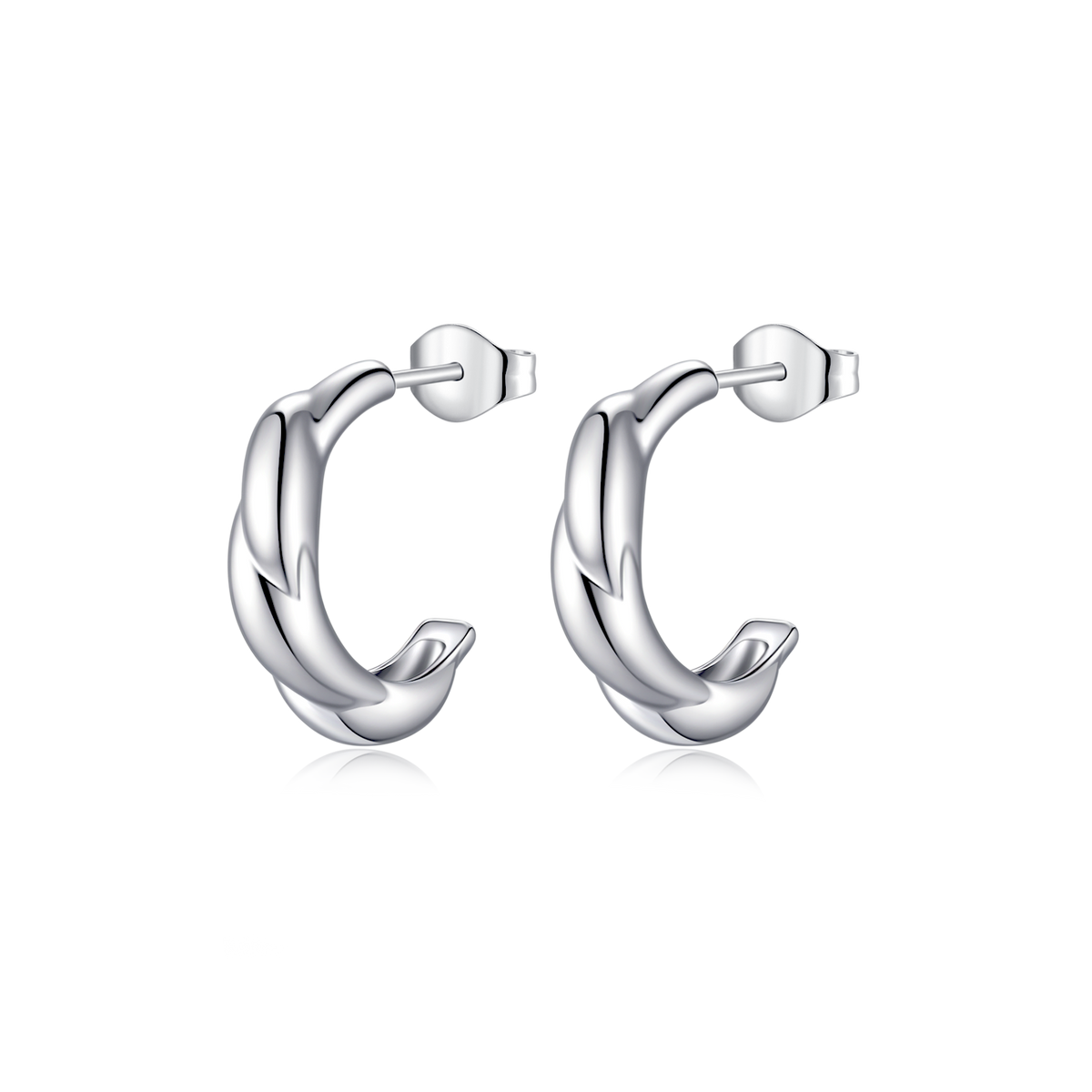 Orecchini Semicerchio Rilievo - Chiara Jewels
