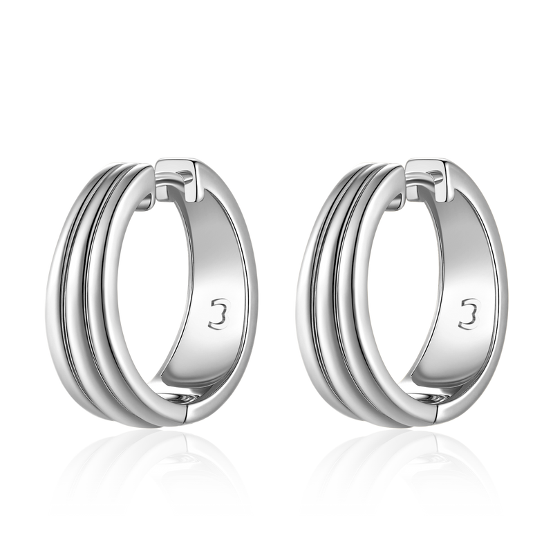 Orecchini Cerchio Scanalati - Chiara Jewels