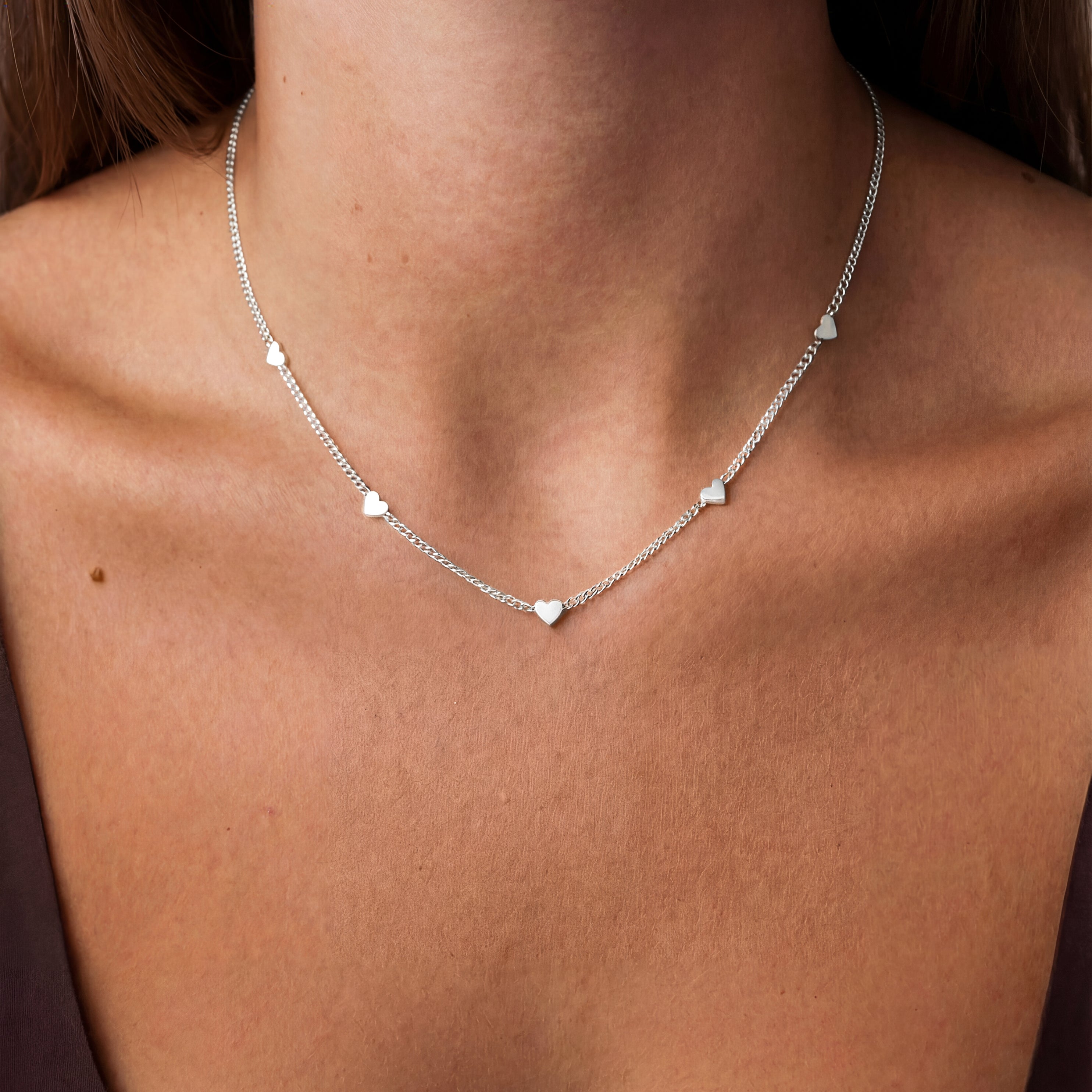 Collana Cuoricini