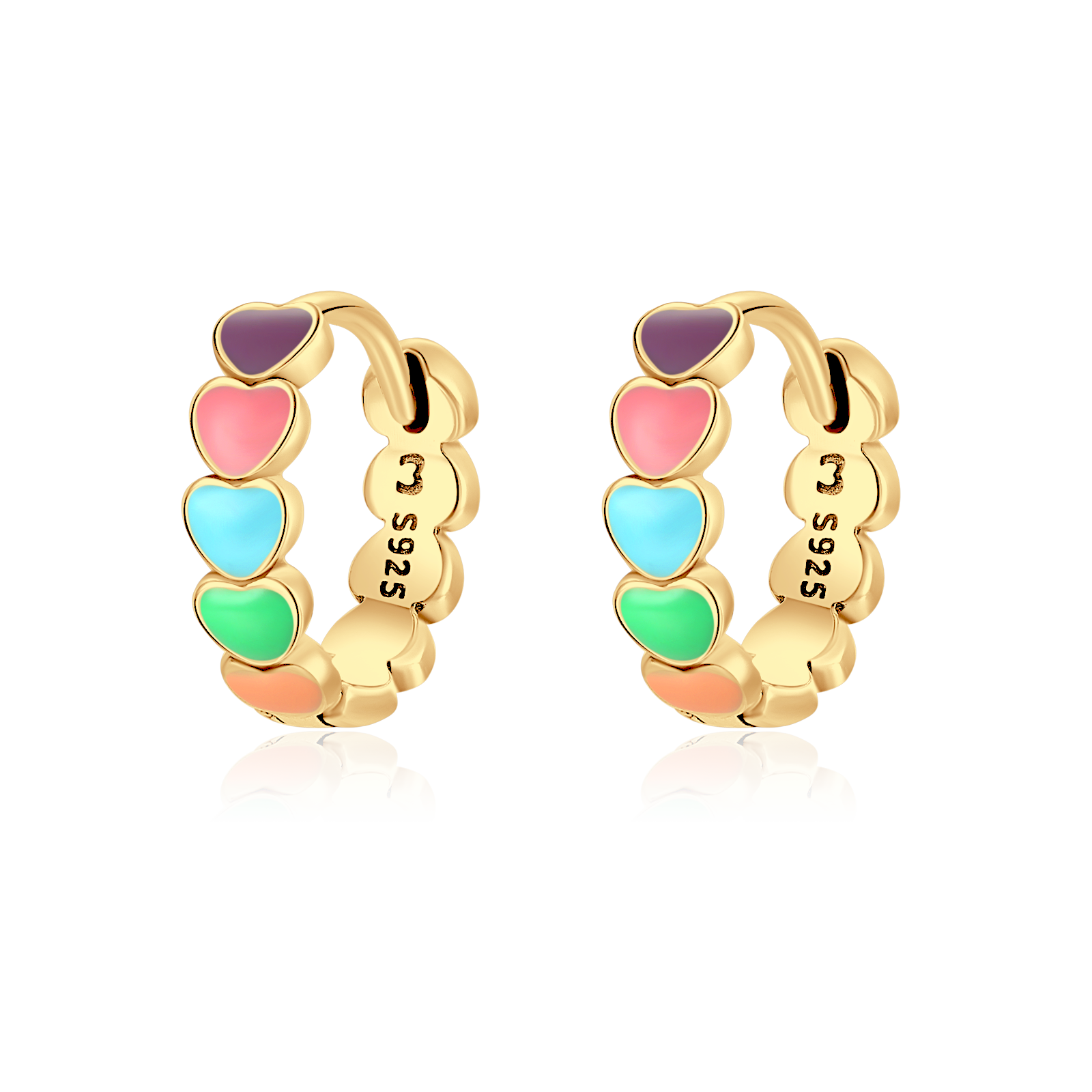 Orecchini Amore Colorato - Chiara Jewels
