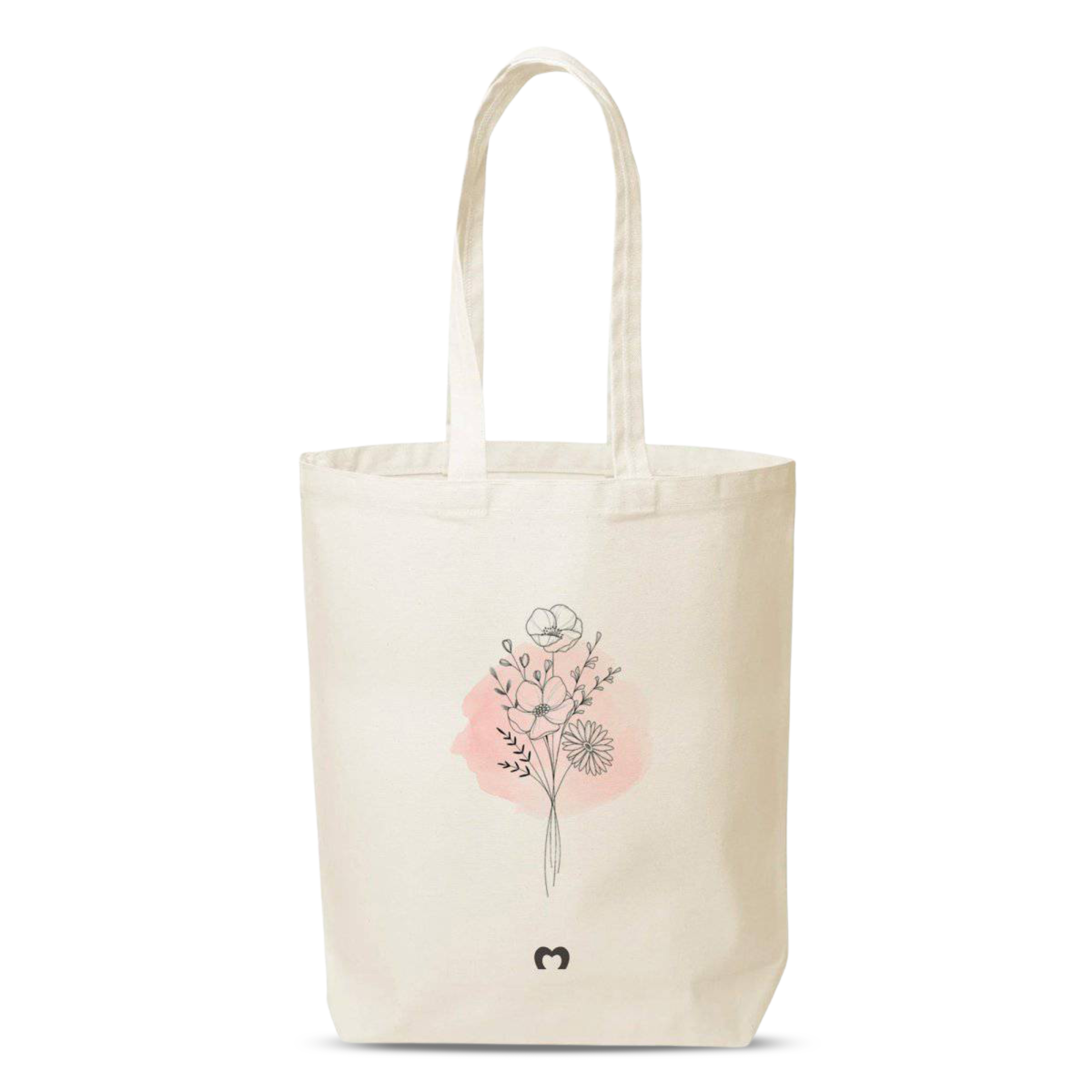Borsa Tote - Fiore Acquerello