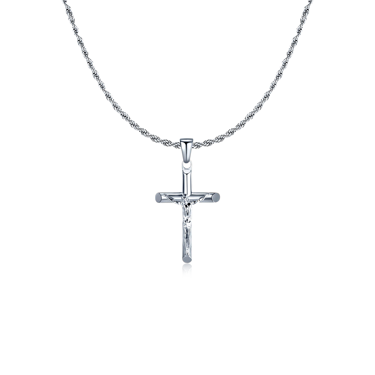 Collana Uomo BRAVE Croce Gesù Cristo - Chiara Jewels