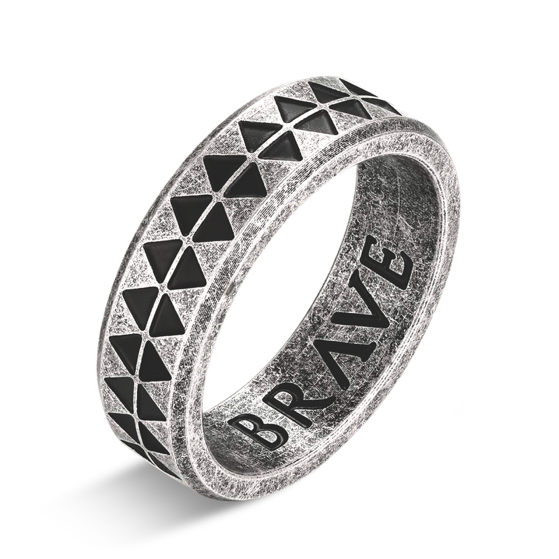 Anello Uomo BRAVE Tribale - Chiara Jewels