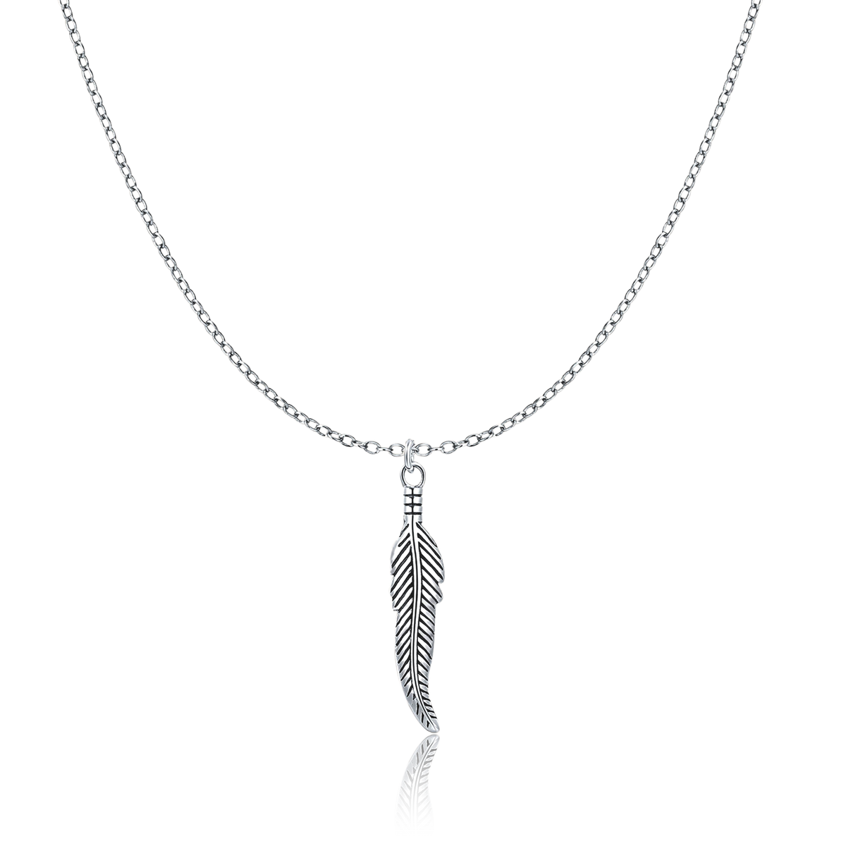 Collana Uomo BRAVE Piuma - Chiara Jewels