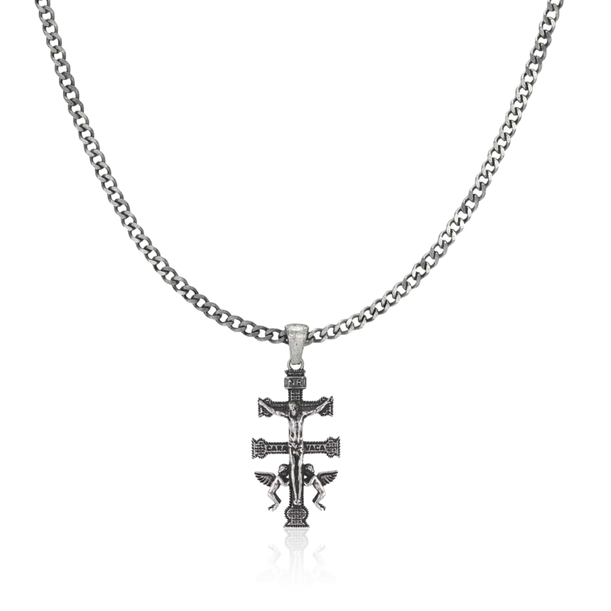Collana Uomo BRAVE Croce di Caravaca - Chiara Jewels