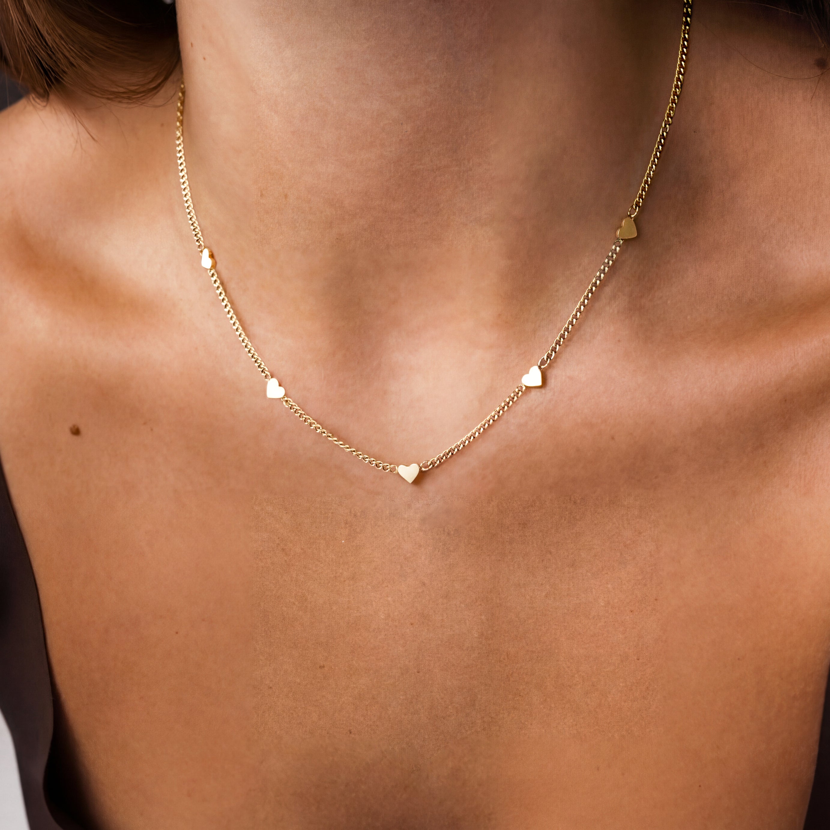 Collana Cuoricini