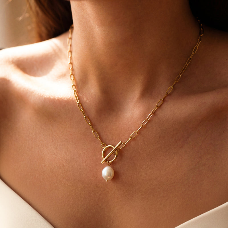 Collana Perla Barocca