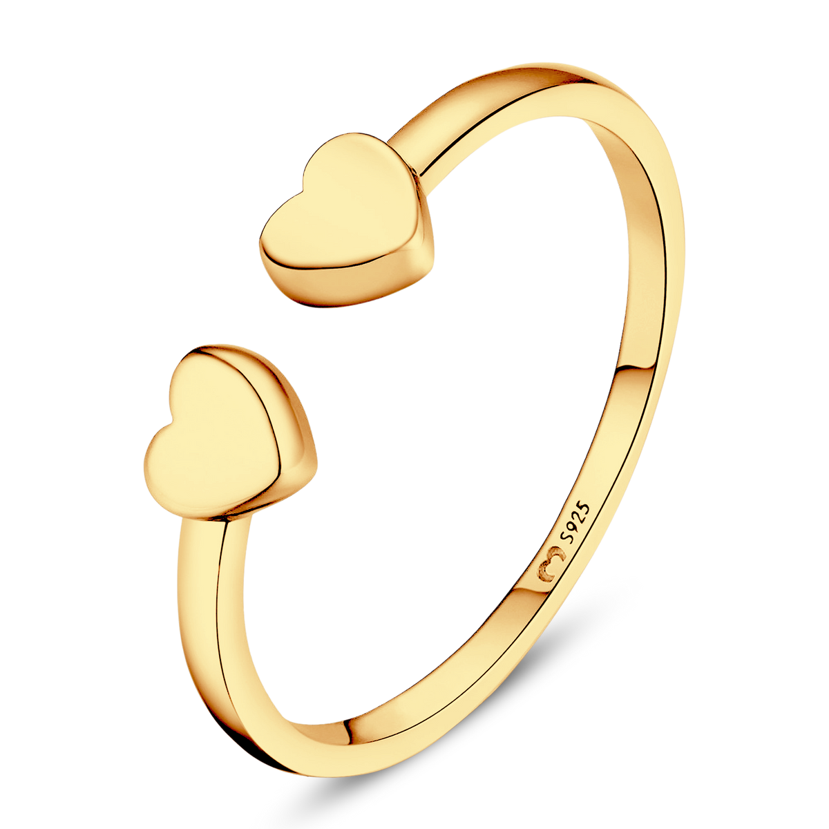 Anello Doppio Cuore - Chiara Jewels