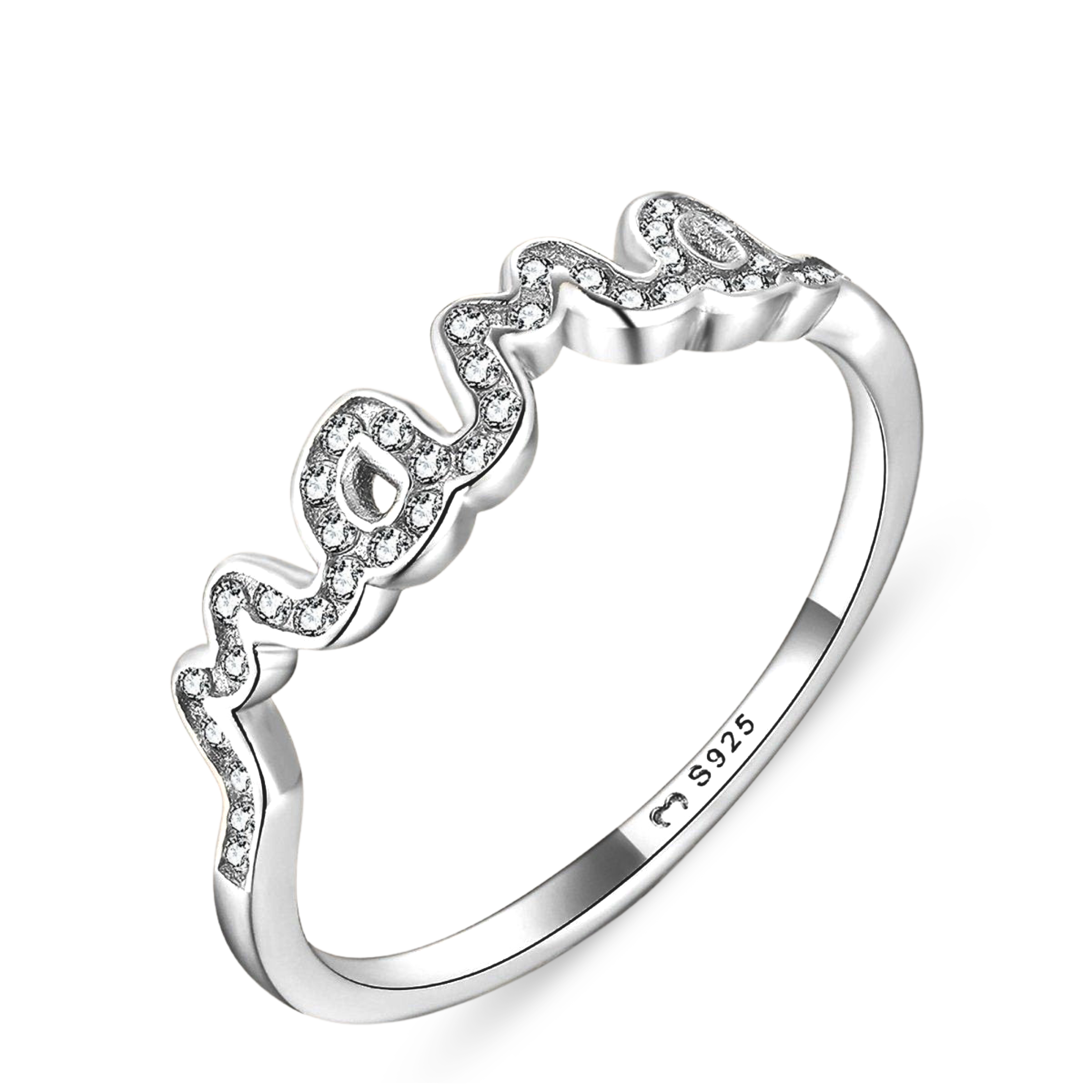 Anello Mama Strass