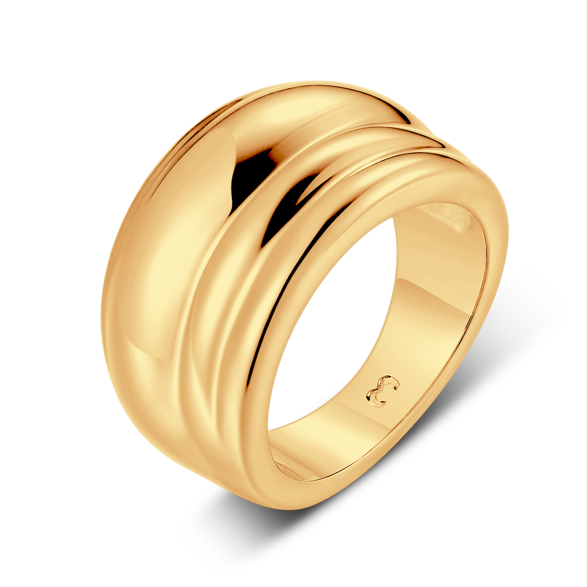 Anello Pieghe Lisce