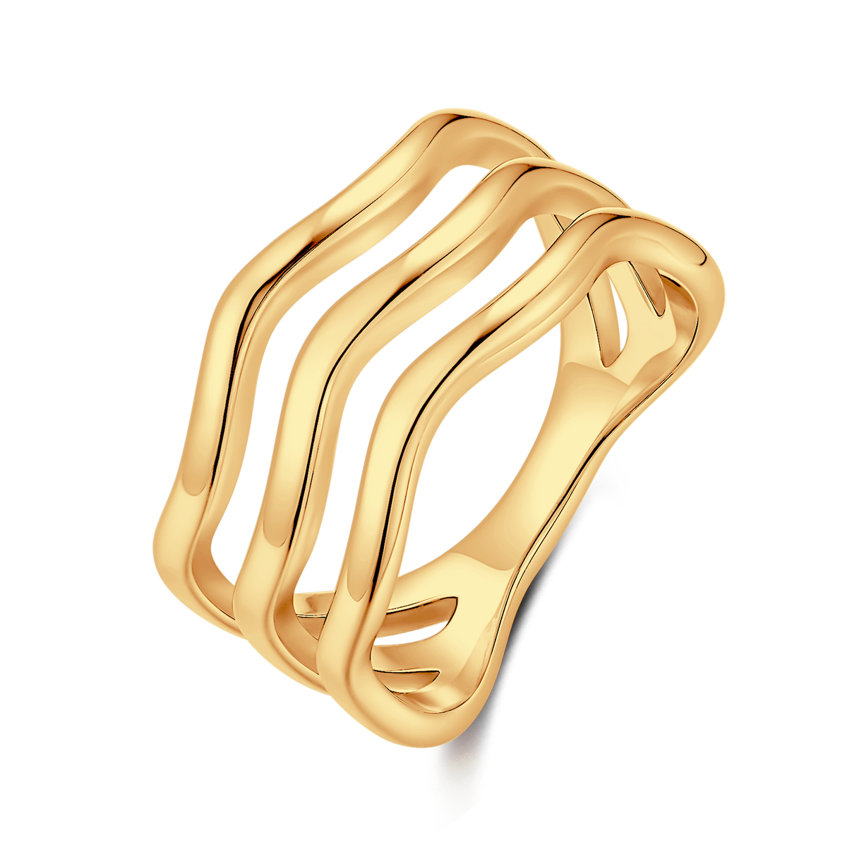 Anello Bande Ondulate