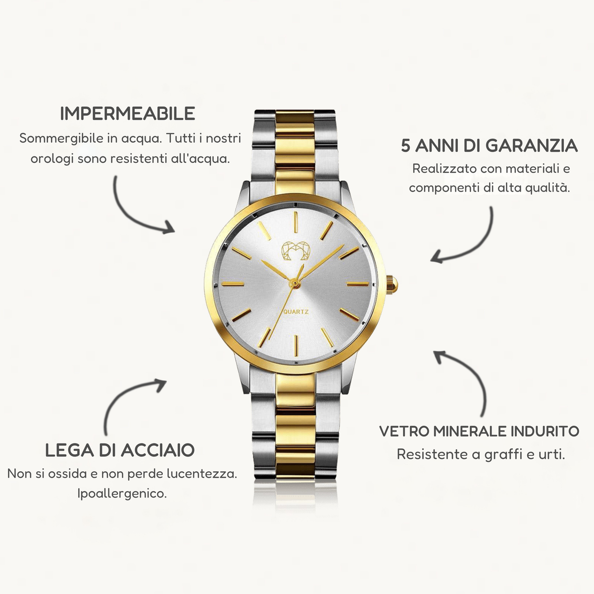 Orologio California - GoldSilver