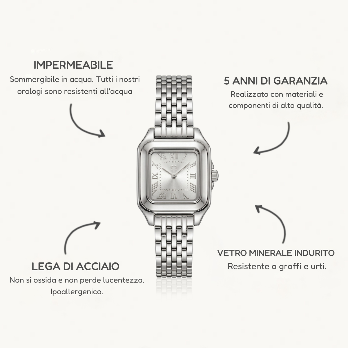Orologio ~ Europa - Argento