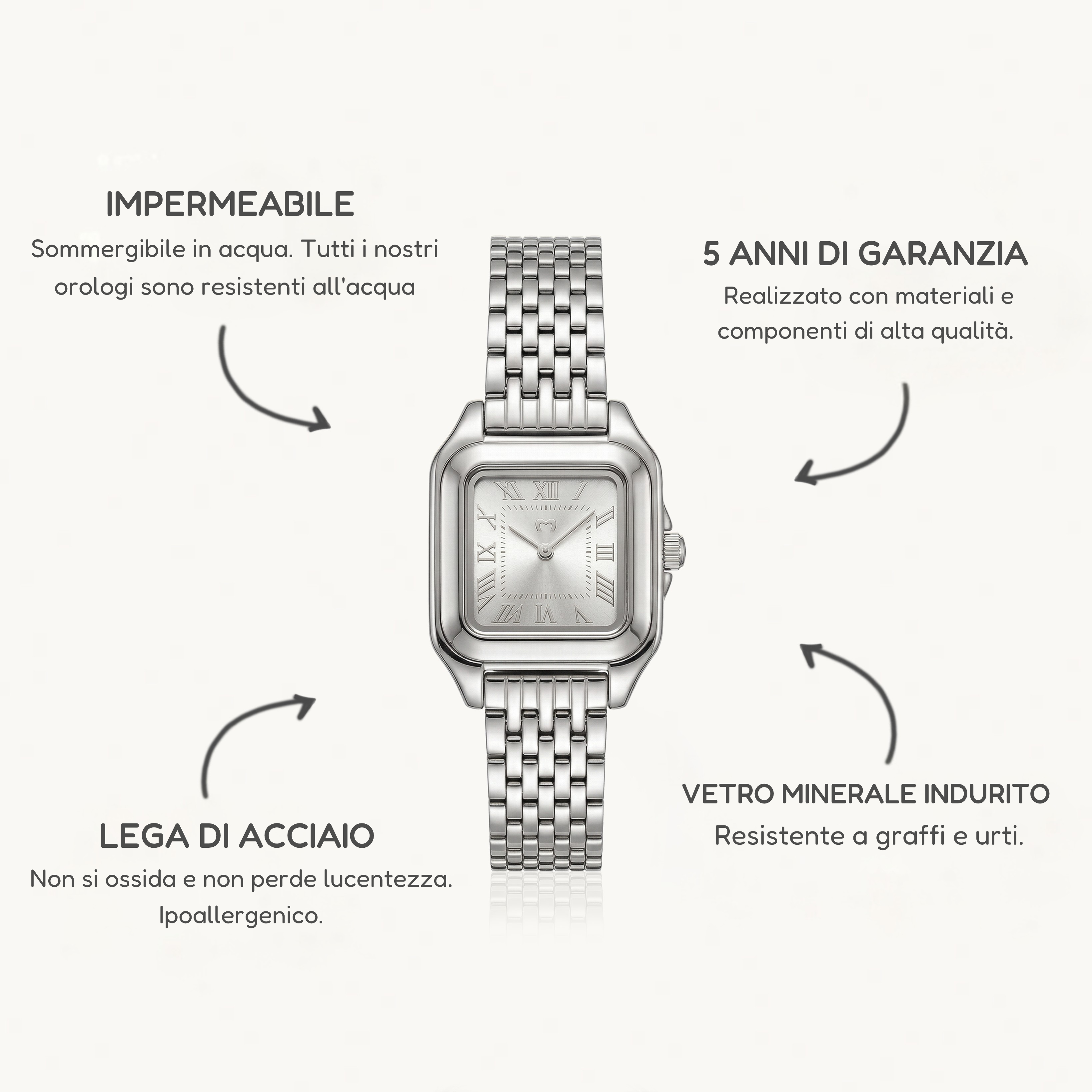 Orologio ~ Europa - Argento
