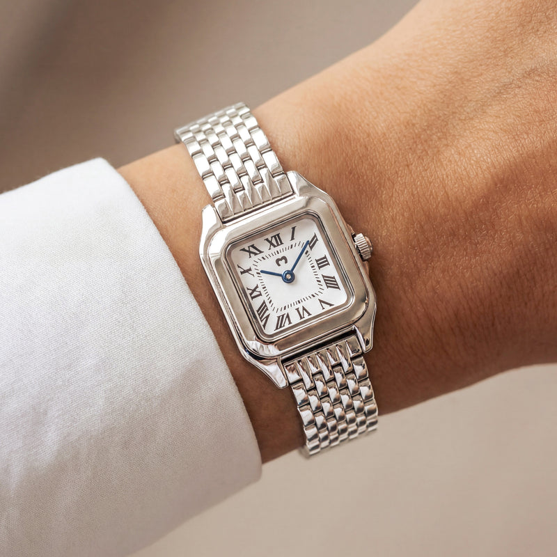 Orologio ~ Europa Argento-Bianco