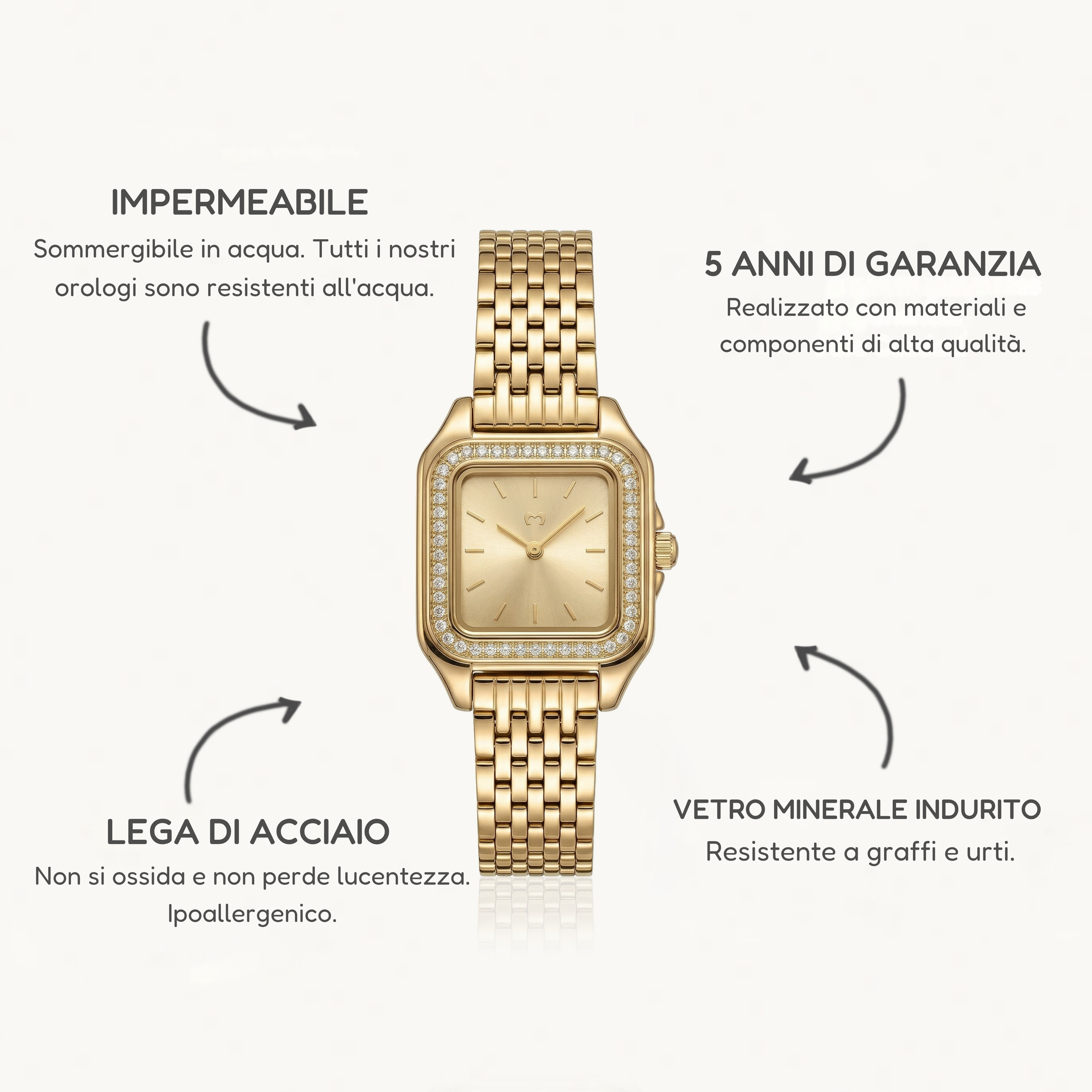 Orologio ~ Hampton Lux GoldPassion