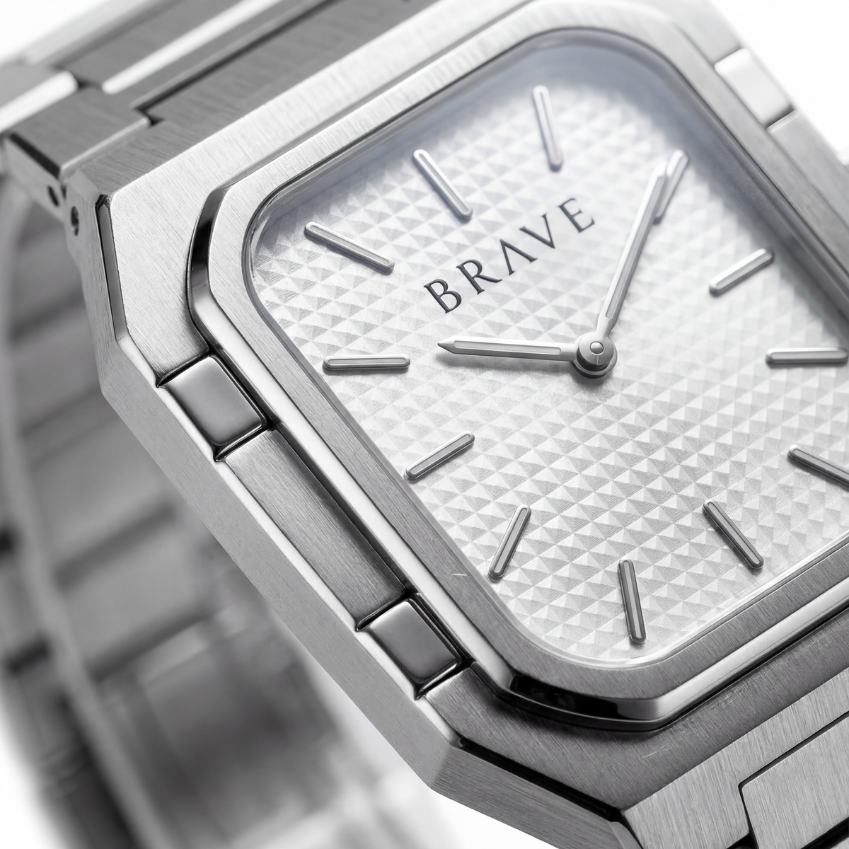 Orologio ~ Brando BRAVE - Bianco-Argento