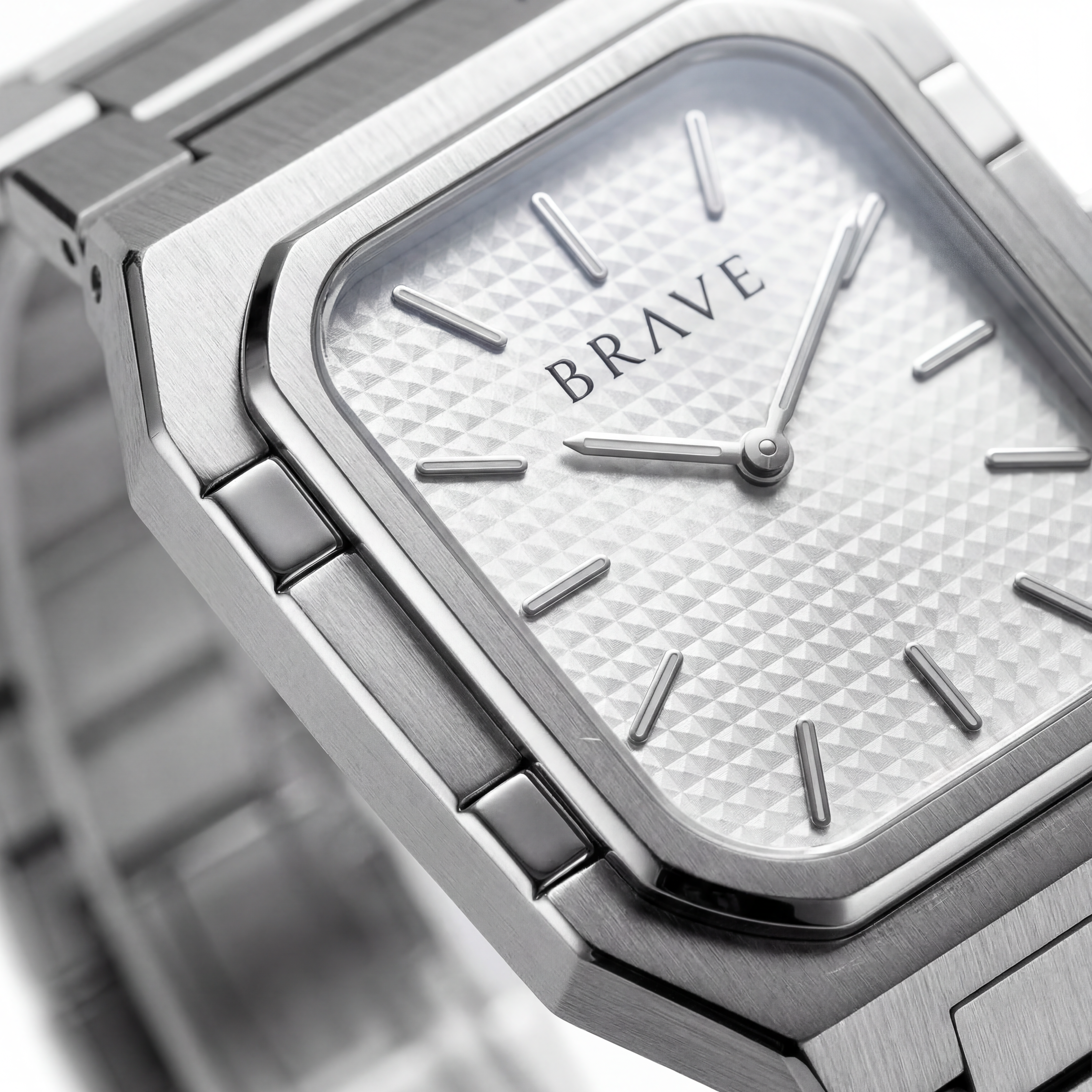 Orologio ~ Brando BRAVE - Bianco-Argento