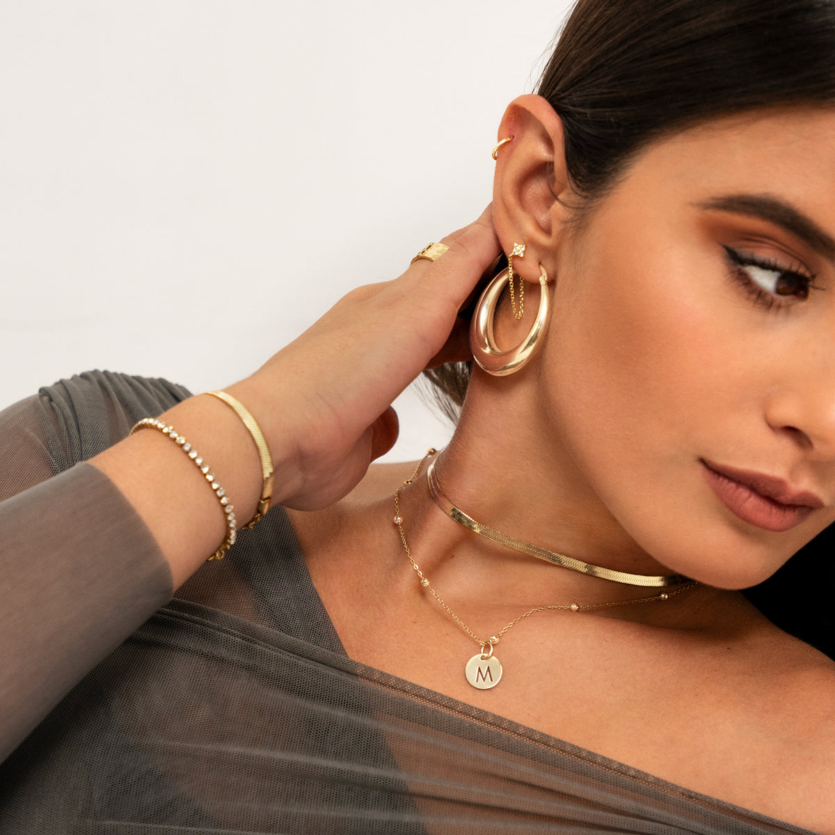Collana Circolo Iniziale - Chiara Jewels