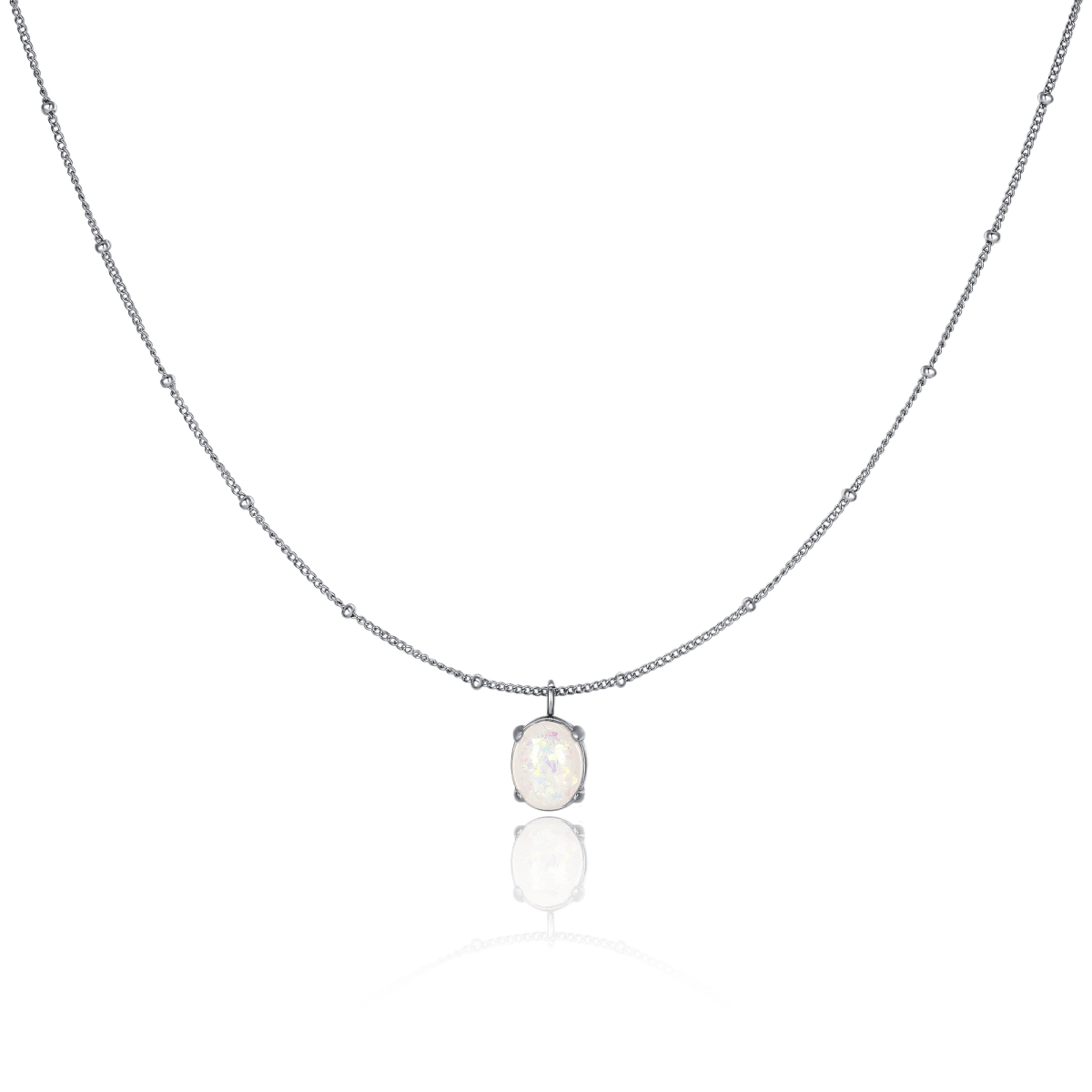 Collana Opale Iridescente