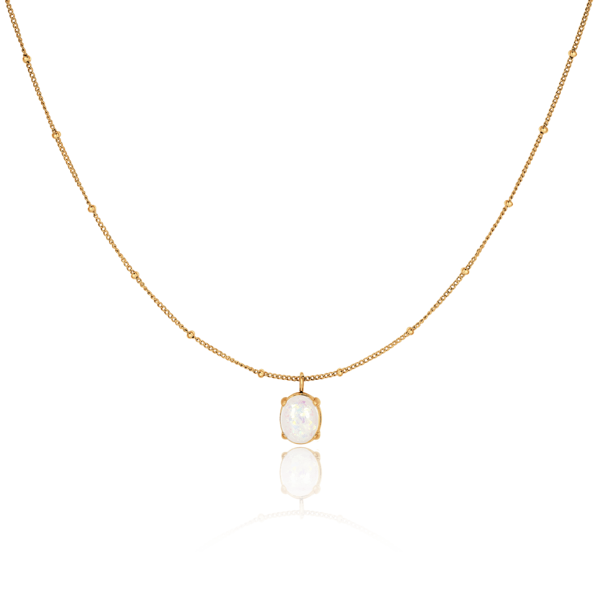 Collana Opale Iridescente